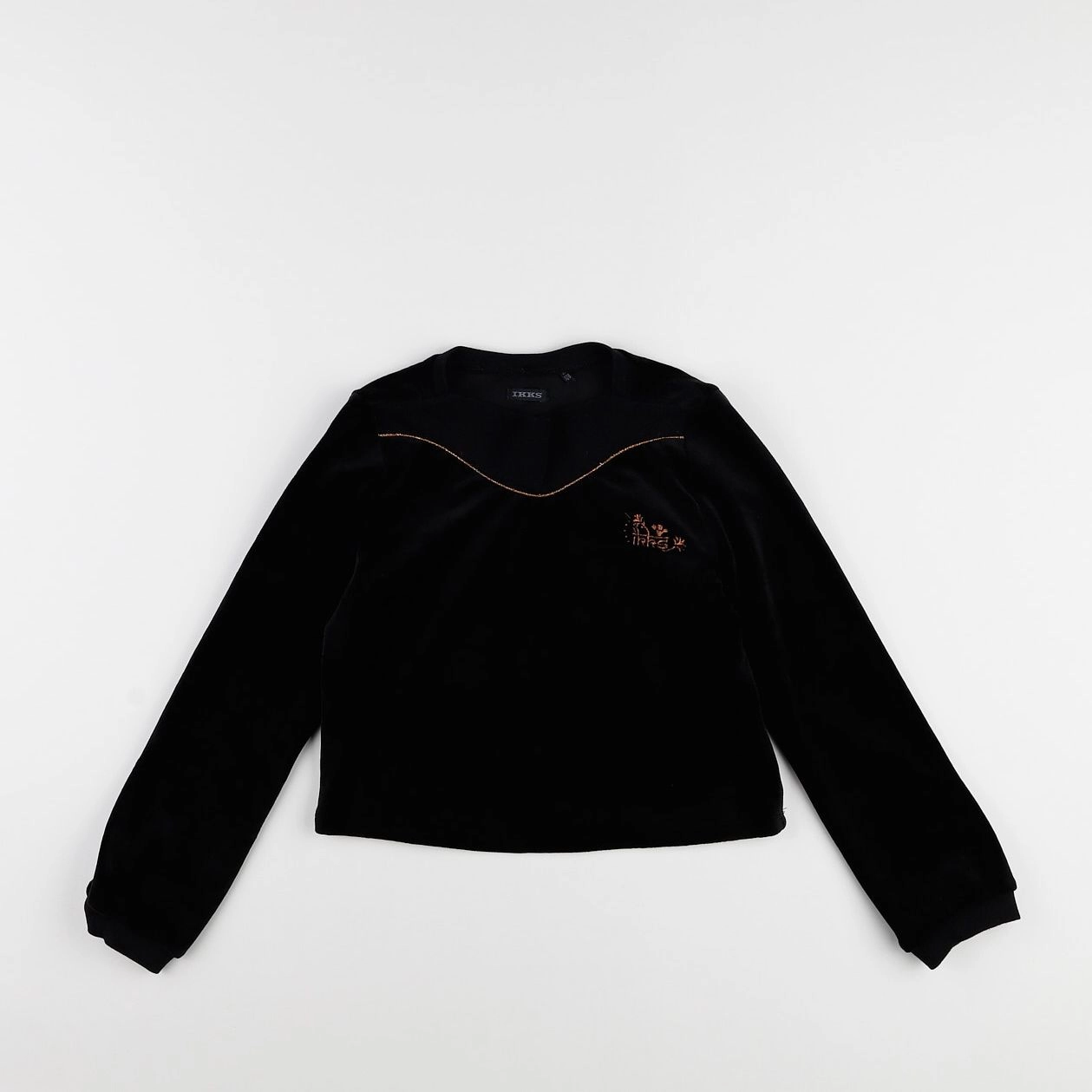 IKKS - pull noir - 8 ans