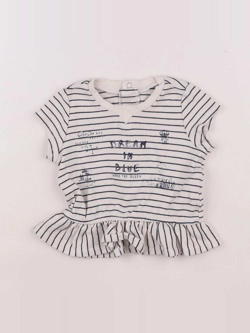 IKKS - tee-shirt blanc - 6 mois