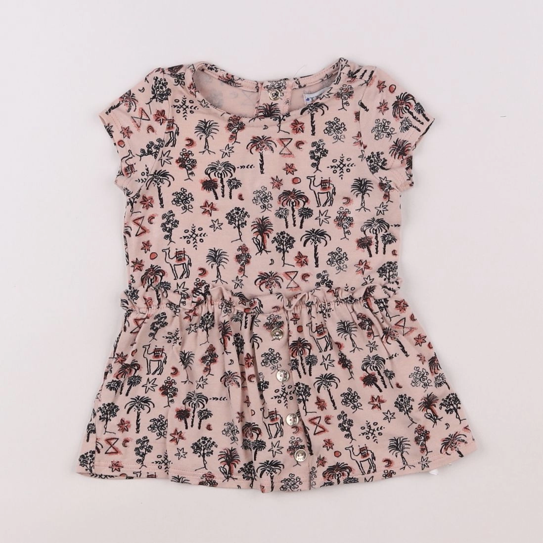 IKKS - robe rose - 3 mois