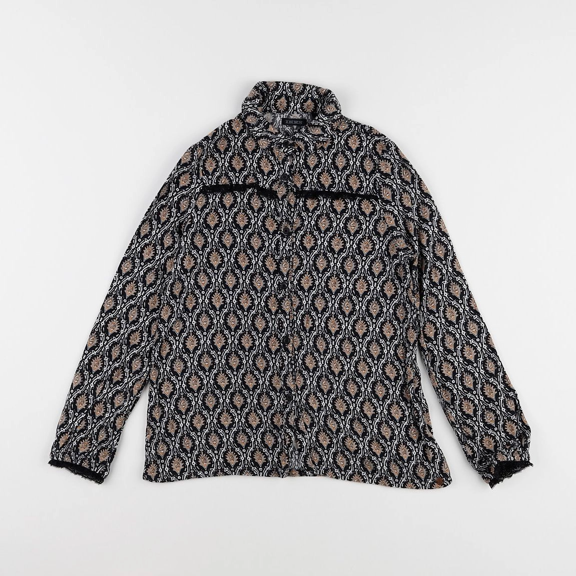 IKKS - blouse noir - 8 ans