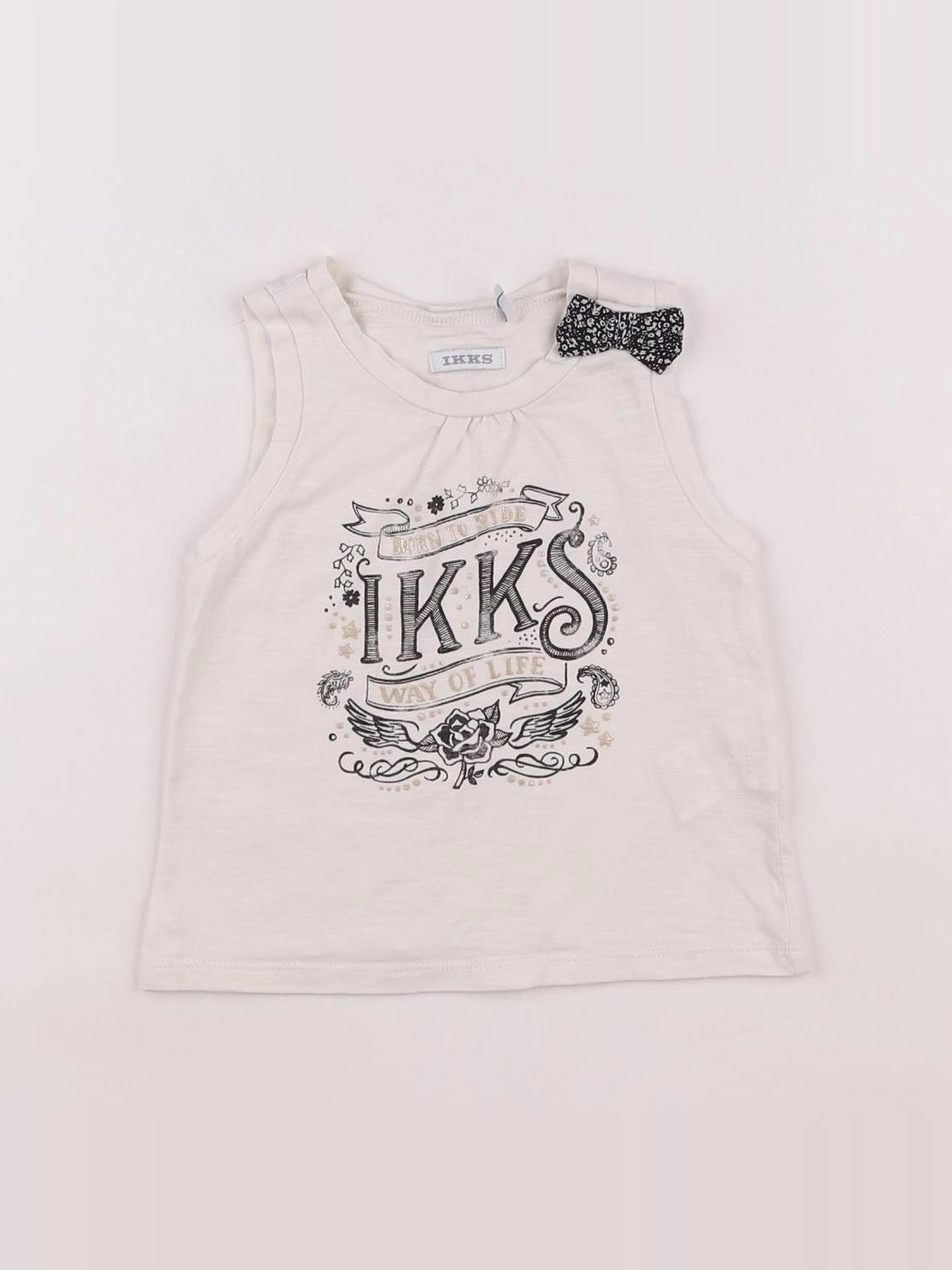 IKKS - débardeur blanc - 18 mois