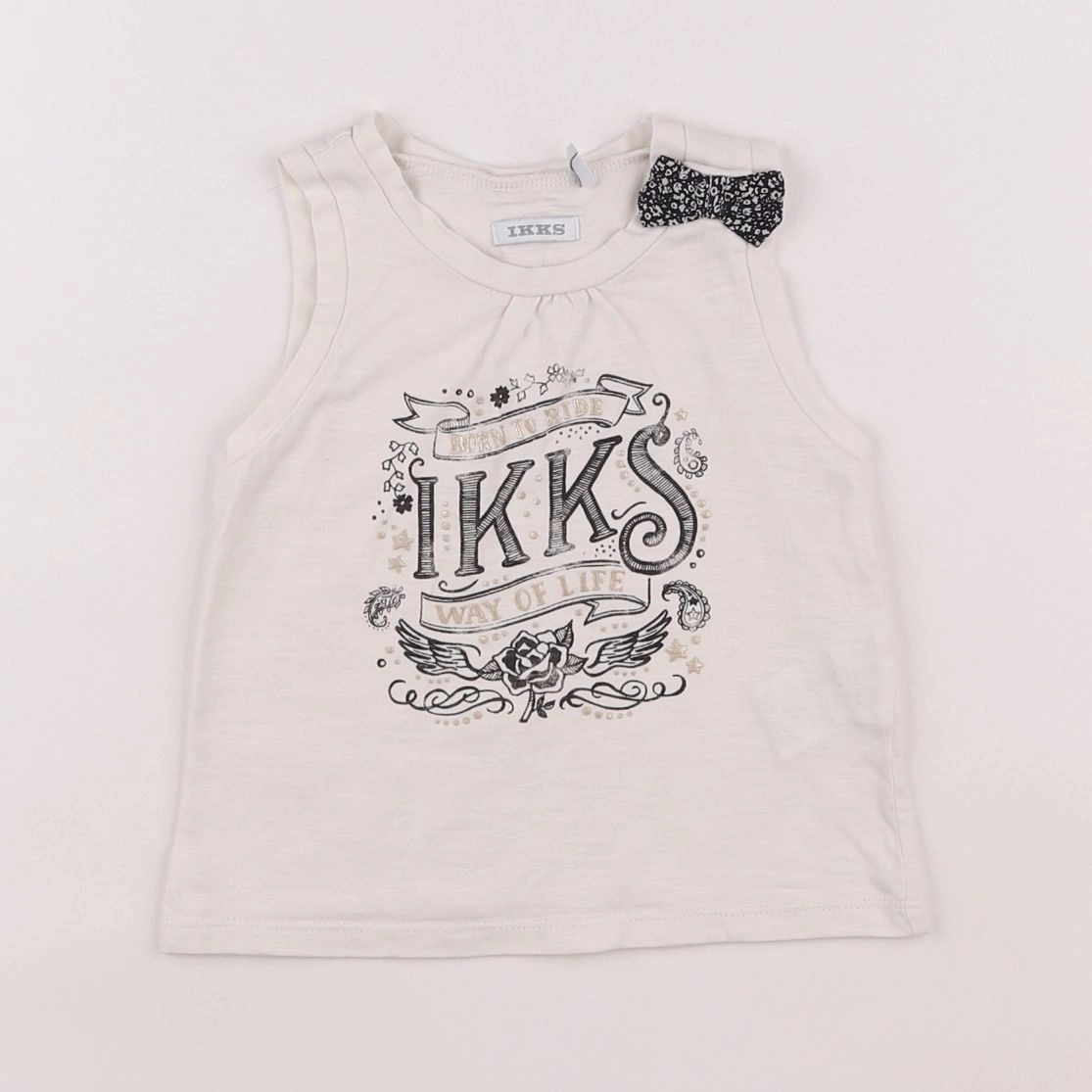 IKKS - débardeur blanc - 18 mois