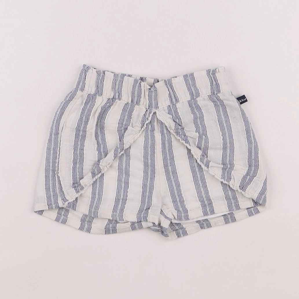 IKKS - short blanc, bleu - 18 mois