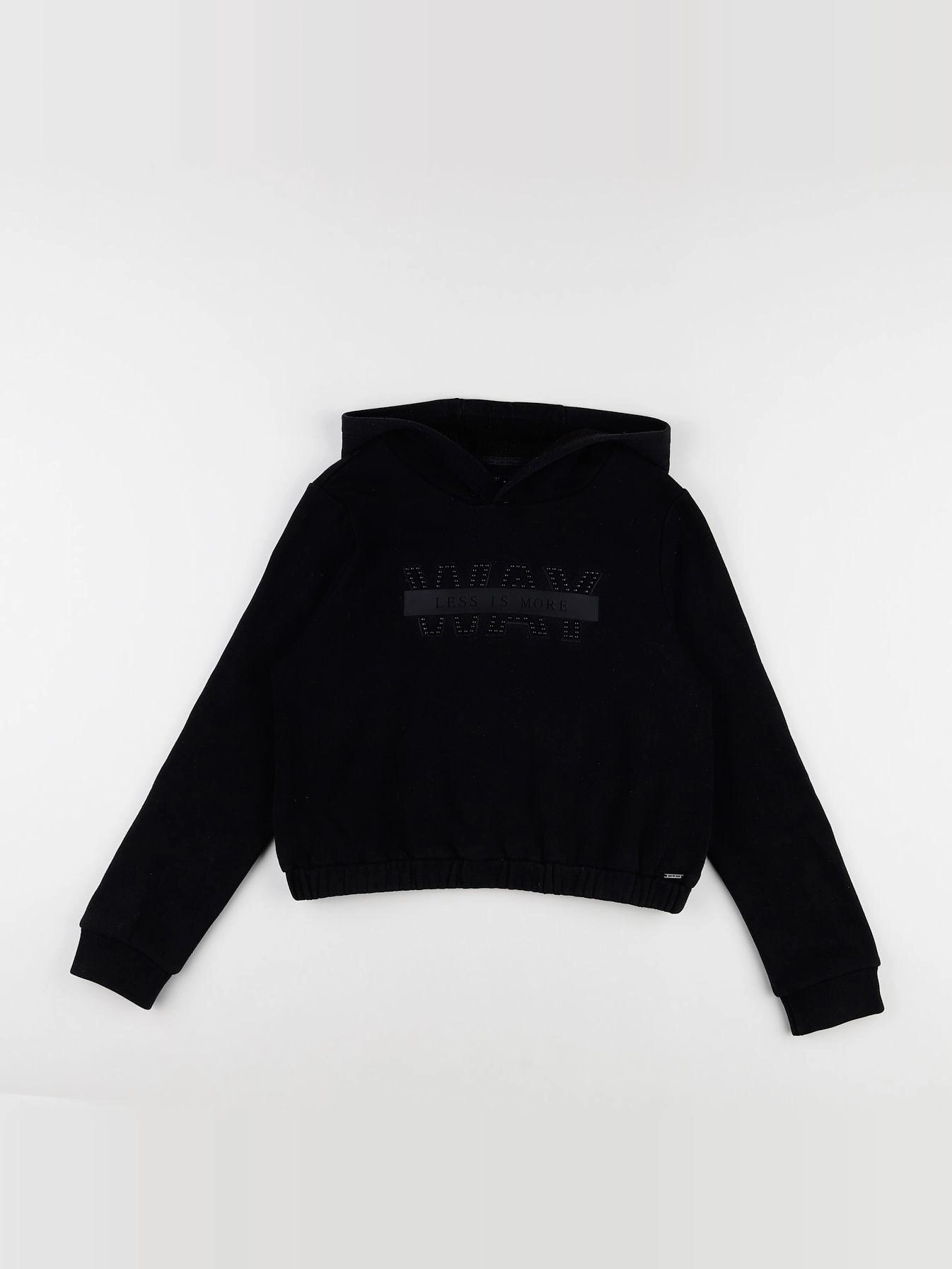 IKKS - sweat noir - 12 ans