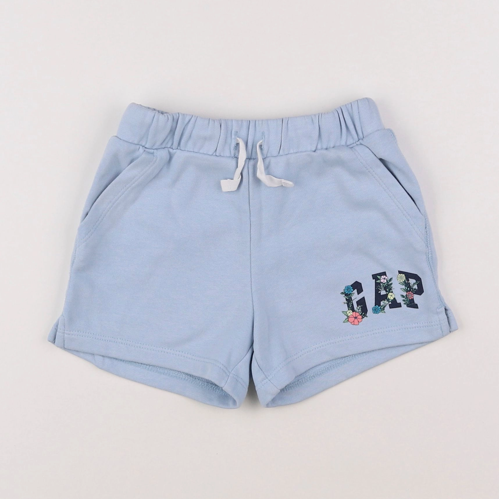 GAP - short bleu - 4 ans