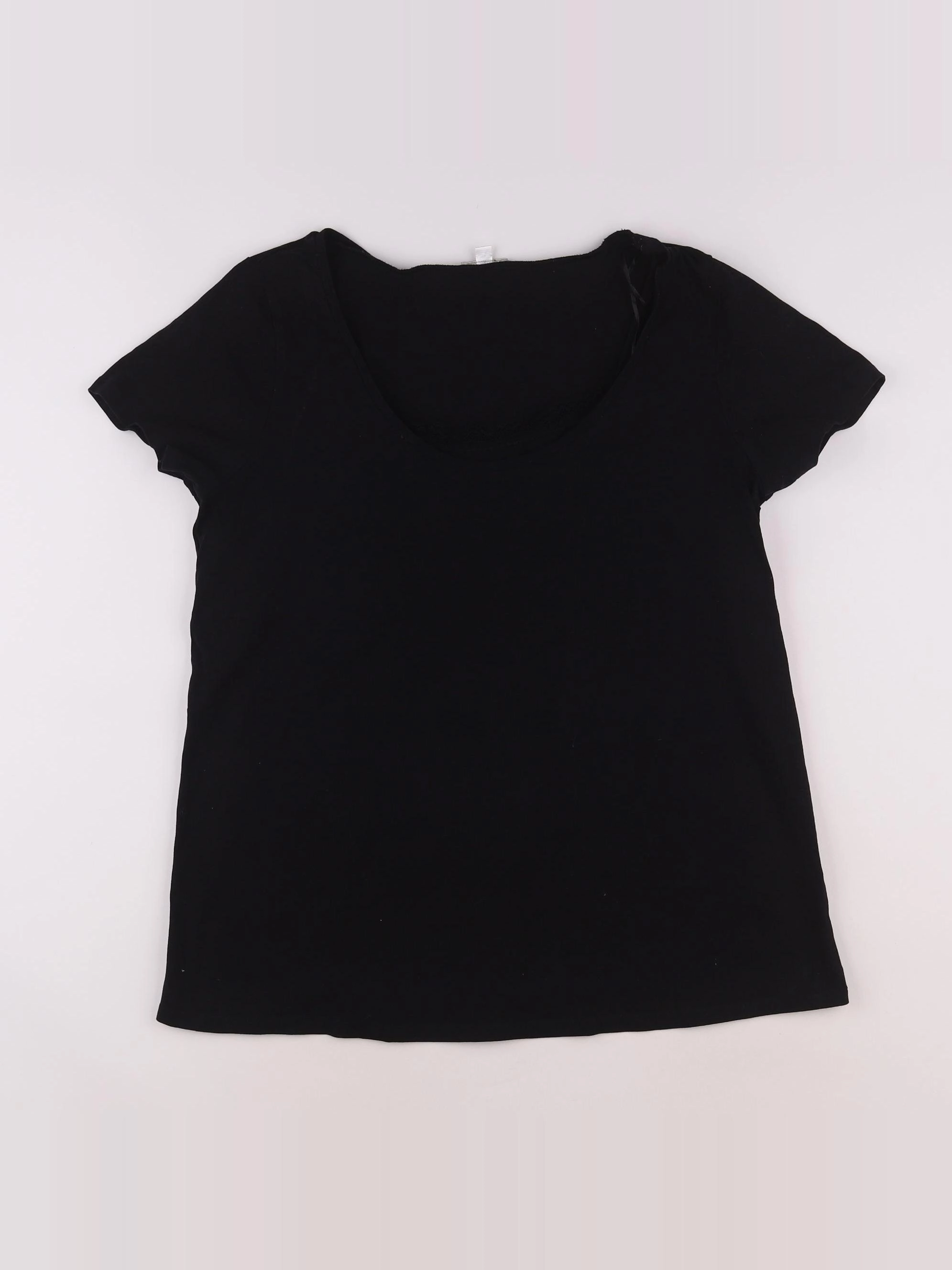 Vertbaudet - tee-shirt grossesse, allaitement noir - 42 à 44