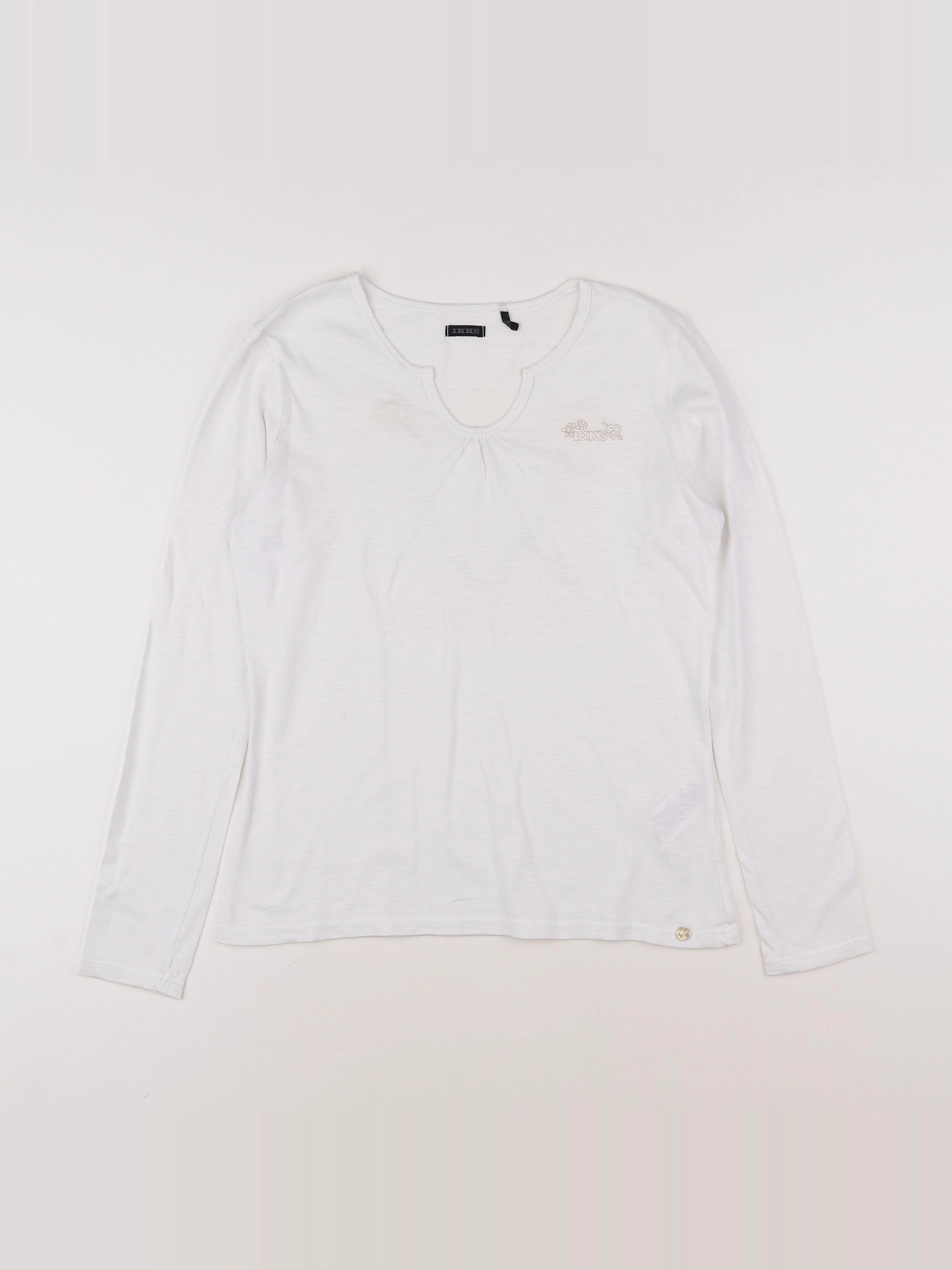IKKS - tee-shirt blanc - 12 ans