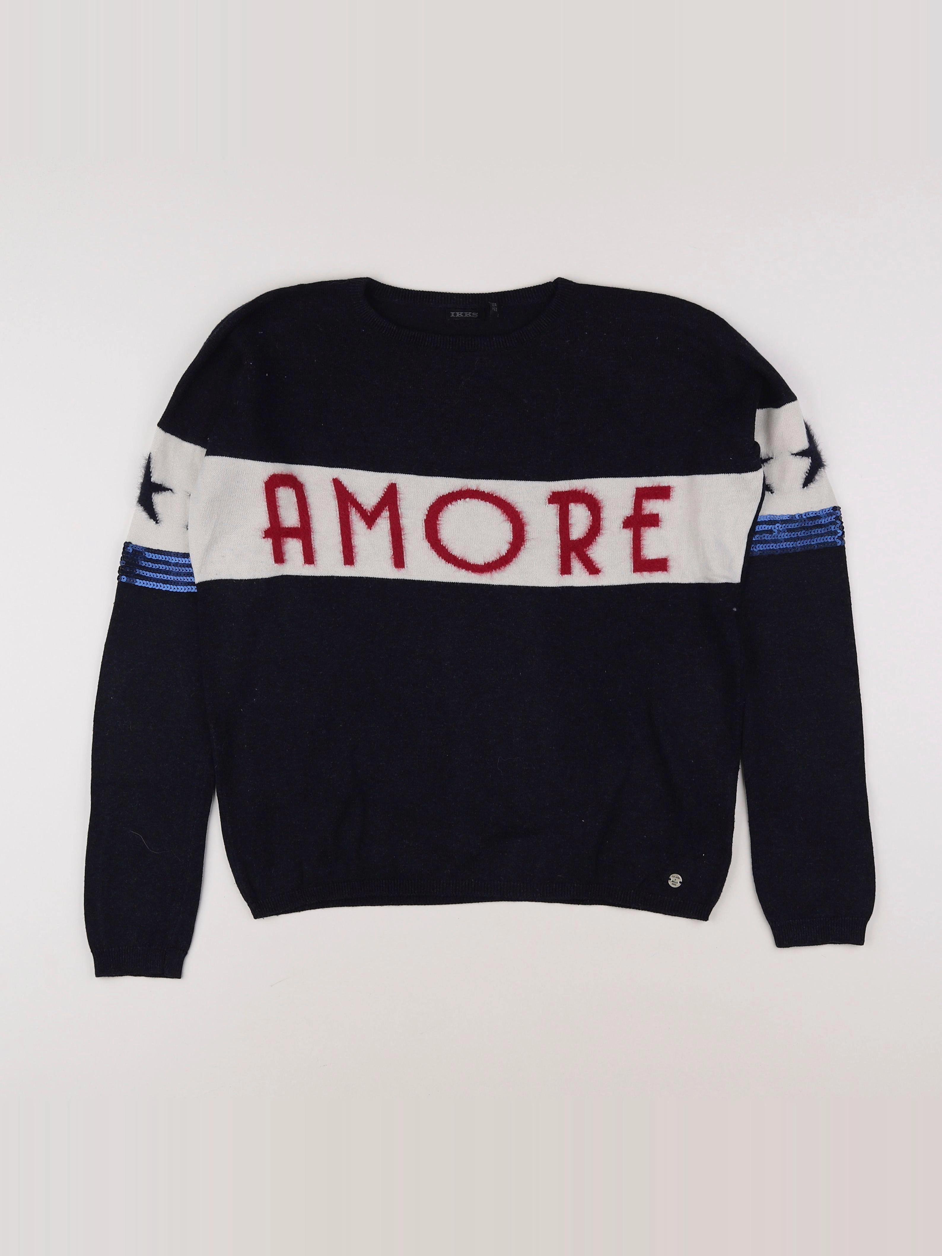 IKKS - pull bleu - 12 ans