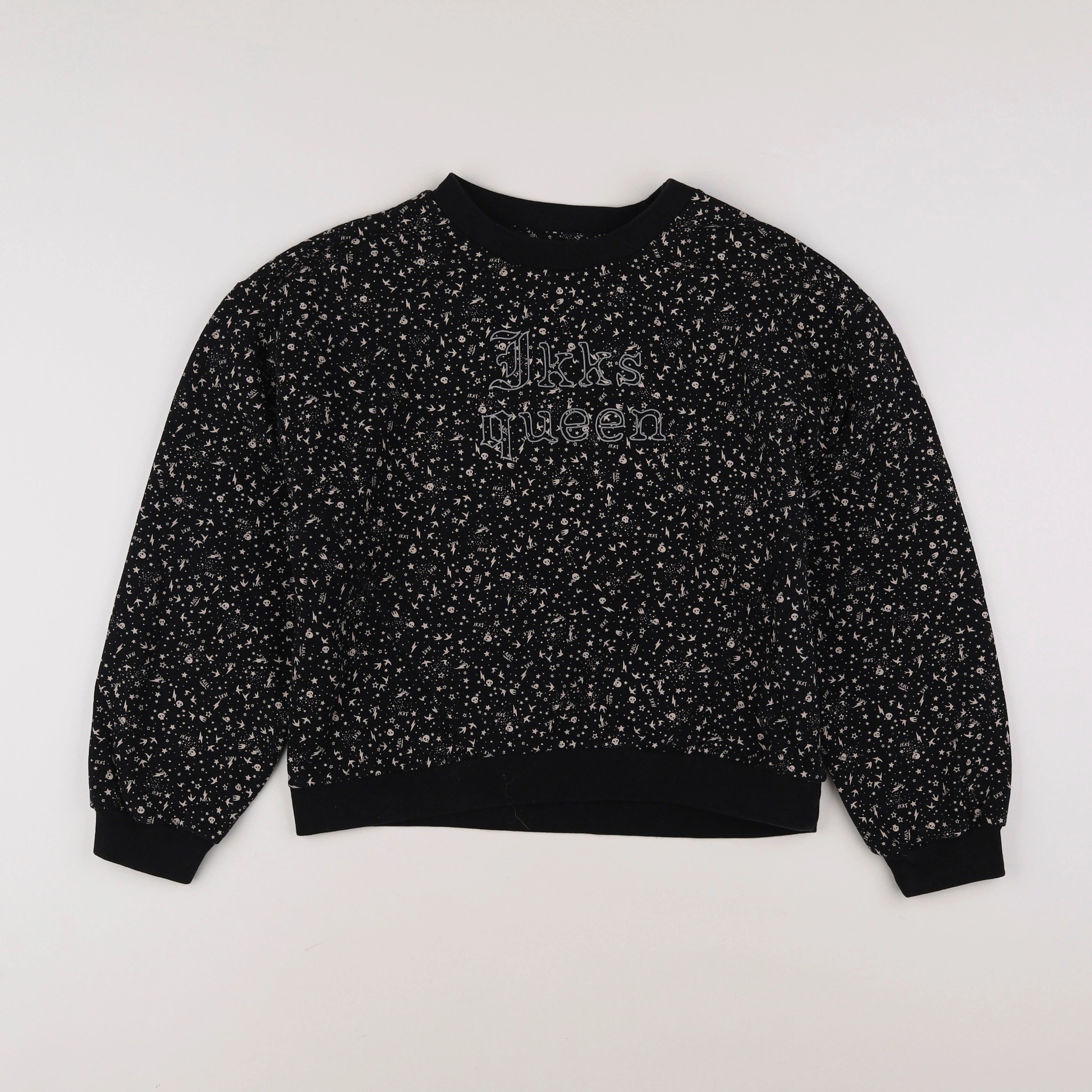 IKKS - sweat noir - 12 ans