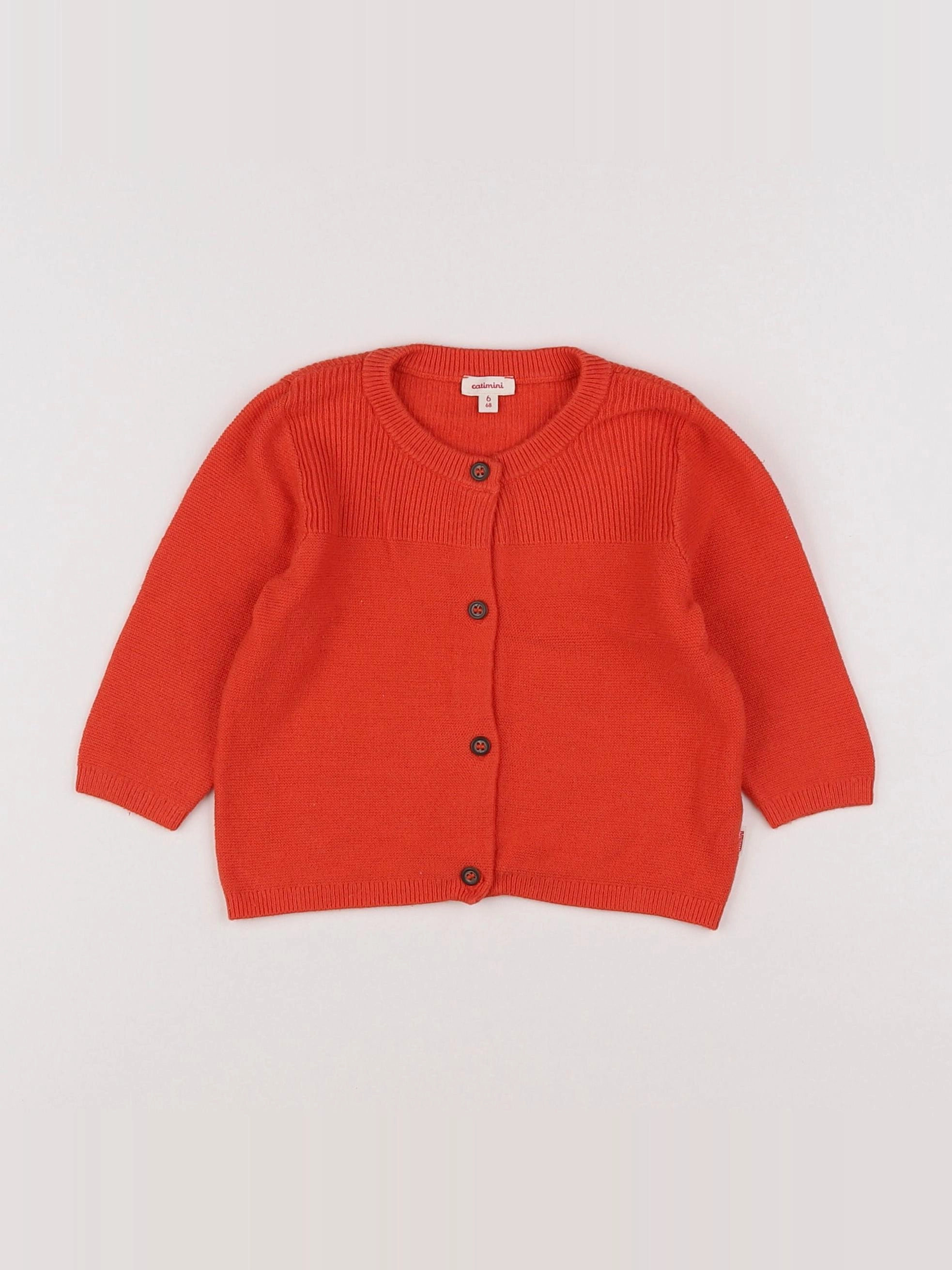 Catimini - gilet rose - 6 mois