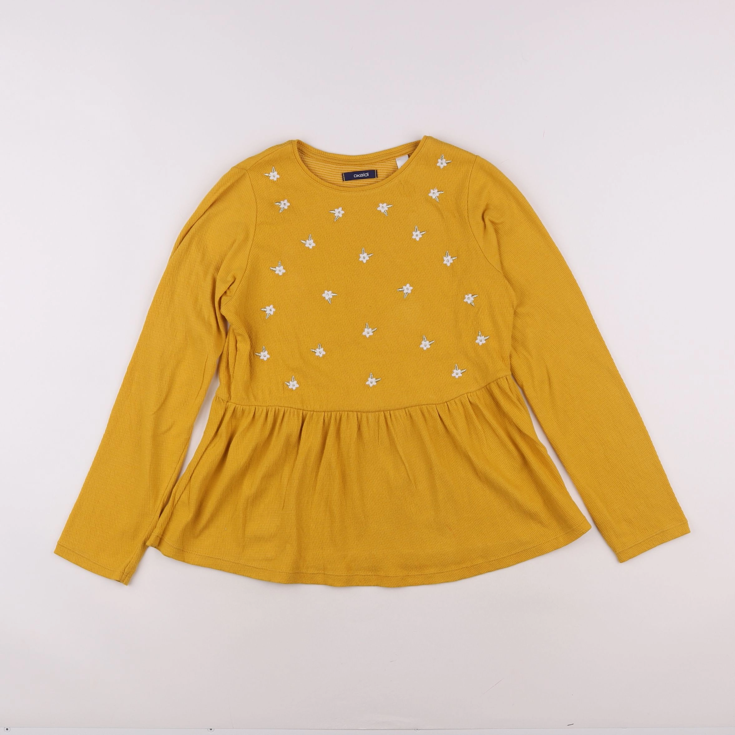 Okaidi - blouse jaune - 10 ans