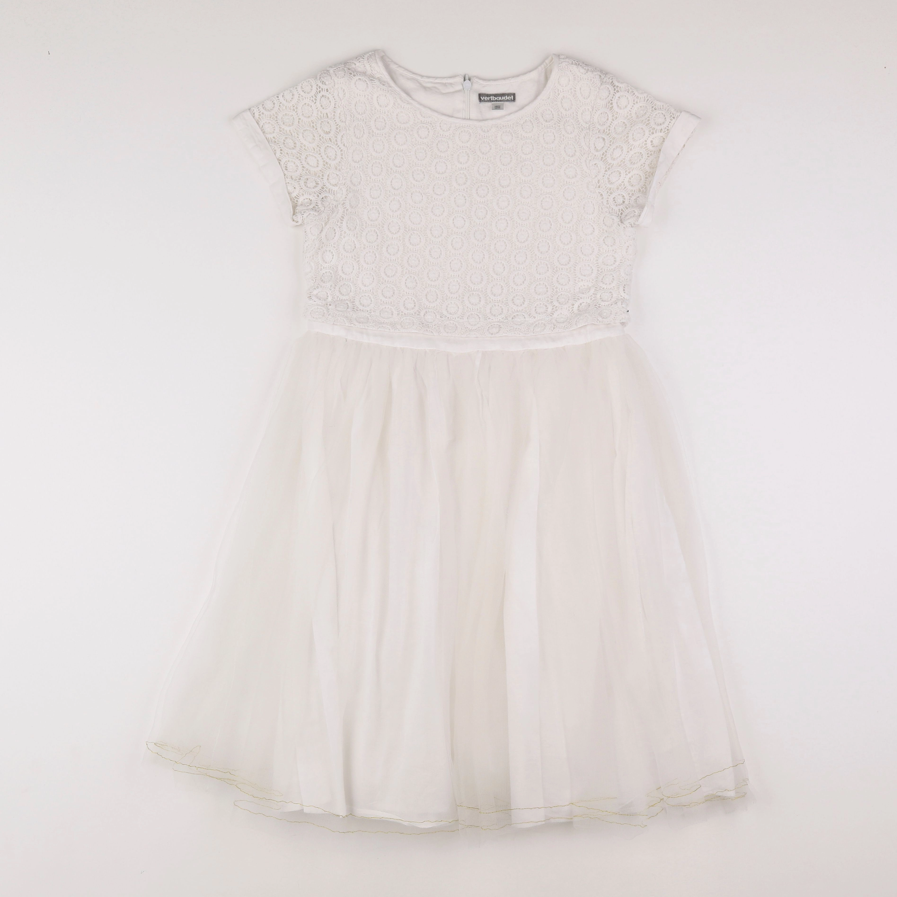 Vertbaudet - robe blanc - 12 ans