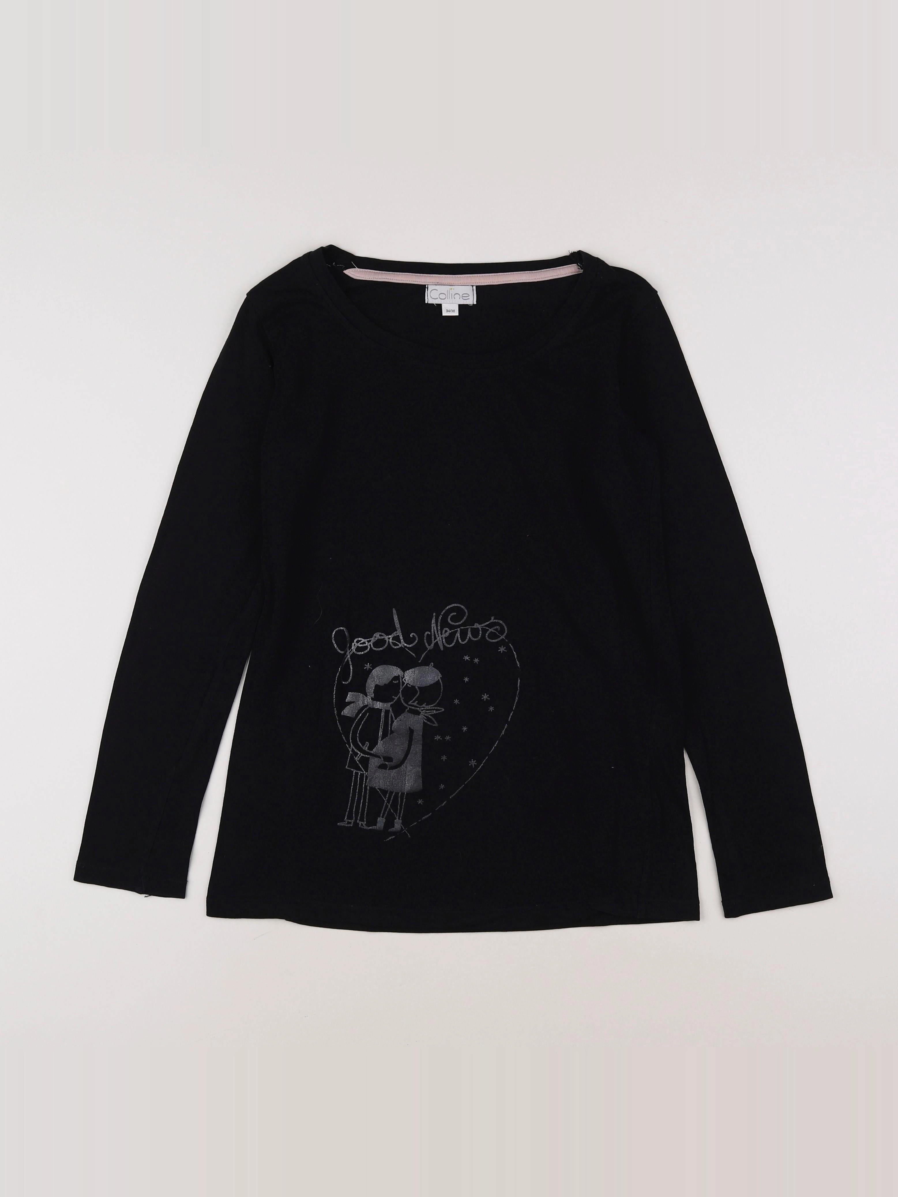 Vertbaudet - tee-shirt grossesse noir - 34 à 36