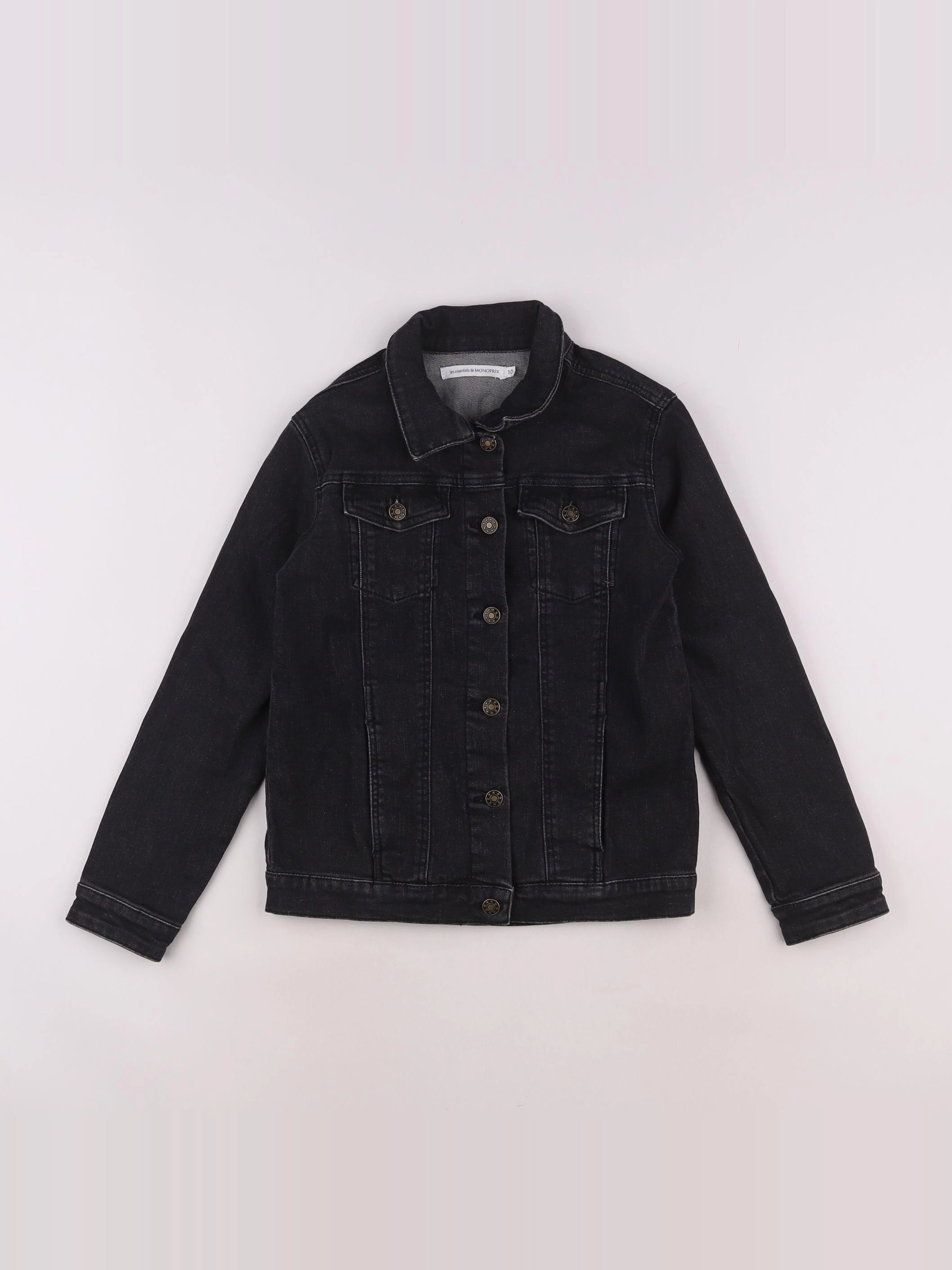 Monoprix - veste gris - 10 ans