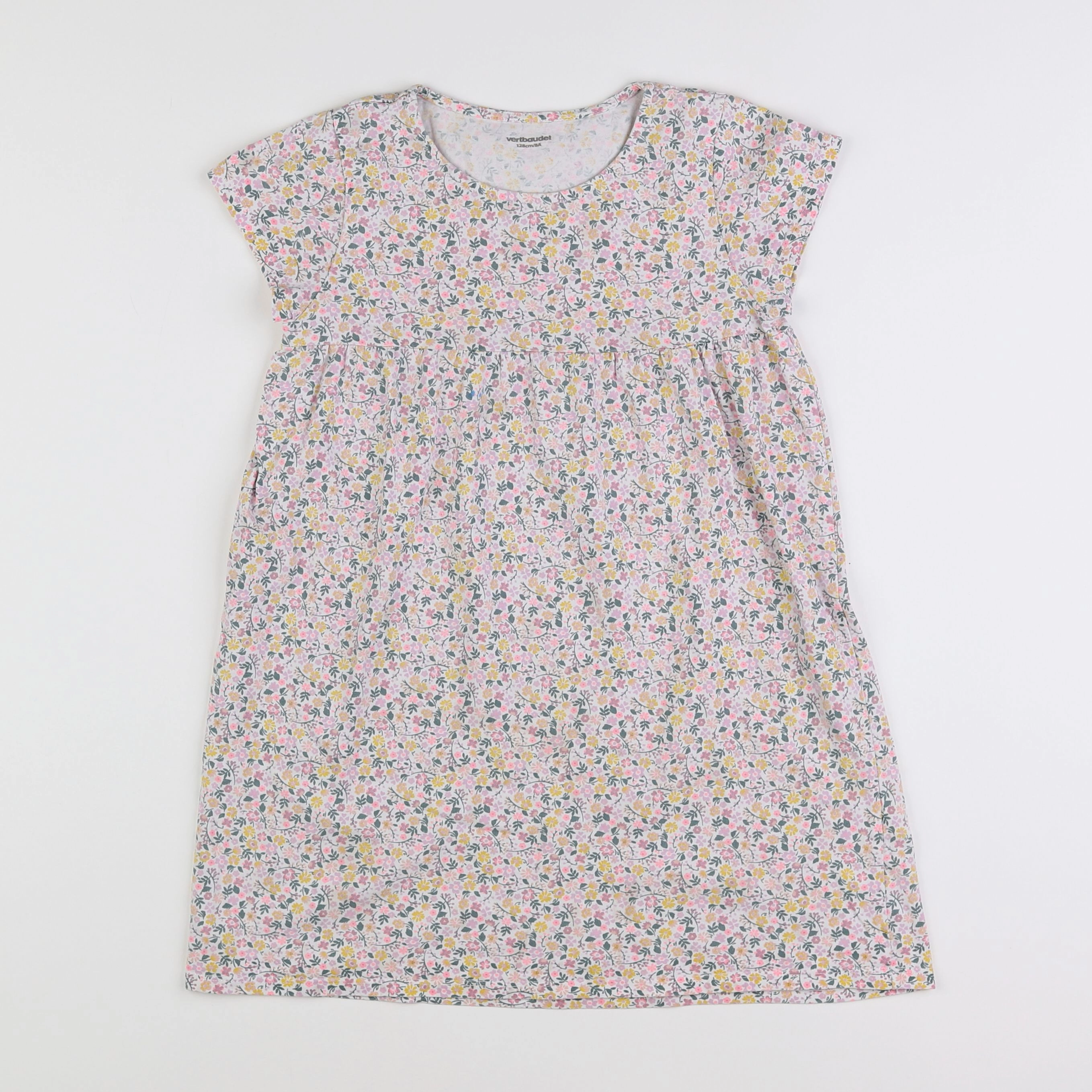 Vertbaudet - robe multicolore - 8 ans