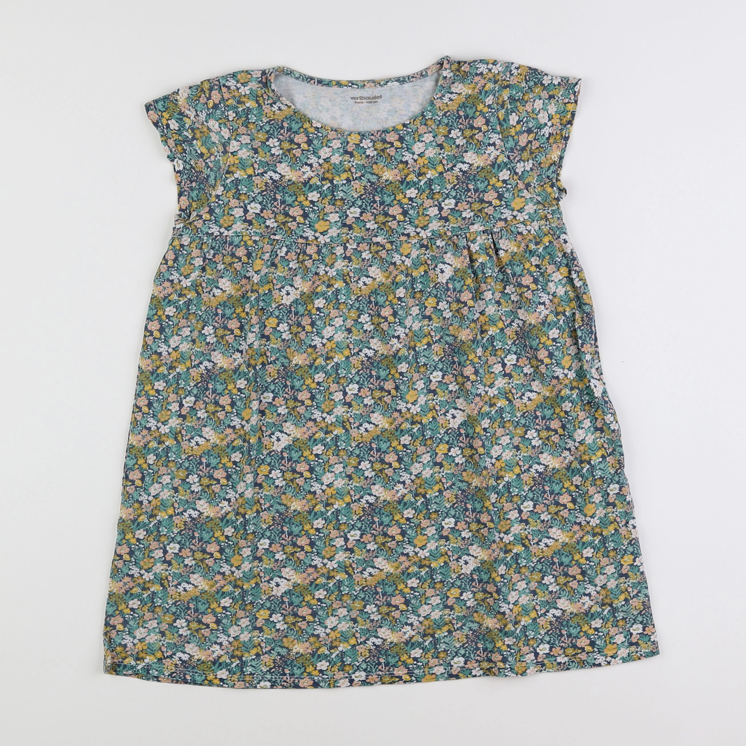 Vertbaudet - robe multicolore - 8 ans
