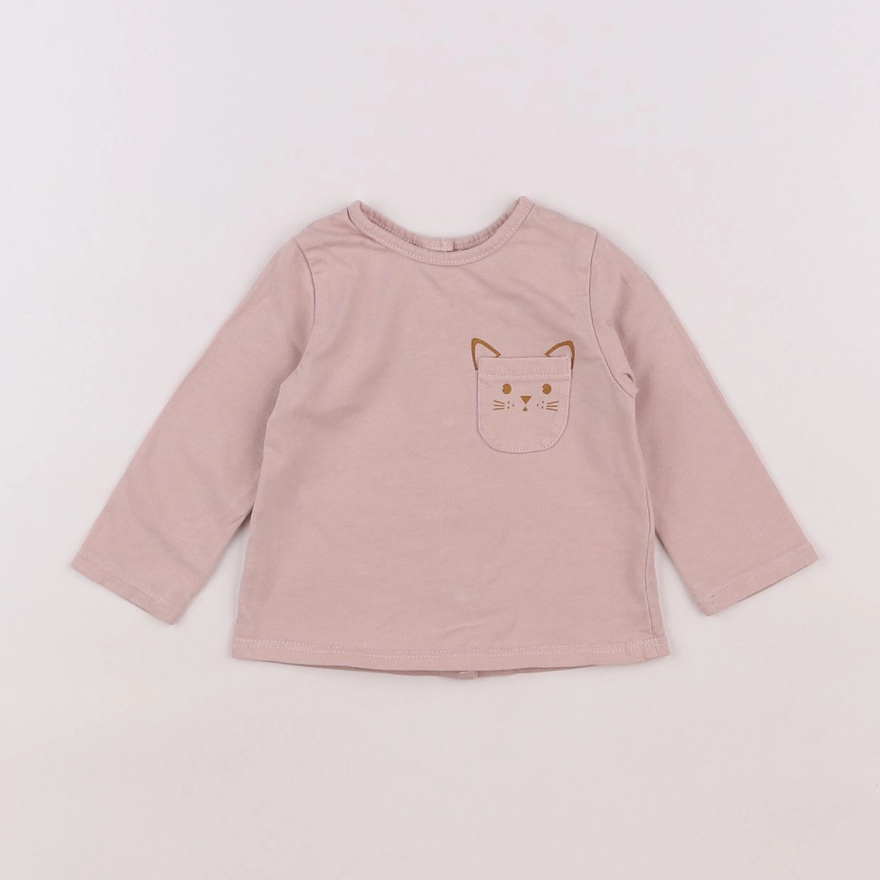 Vertbaudet - tee-shirt rose - 3 mois