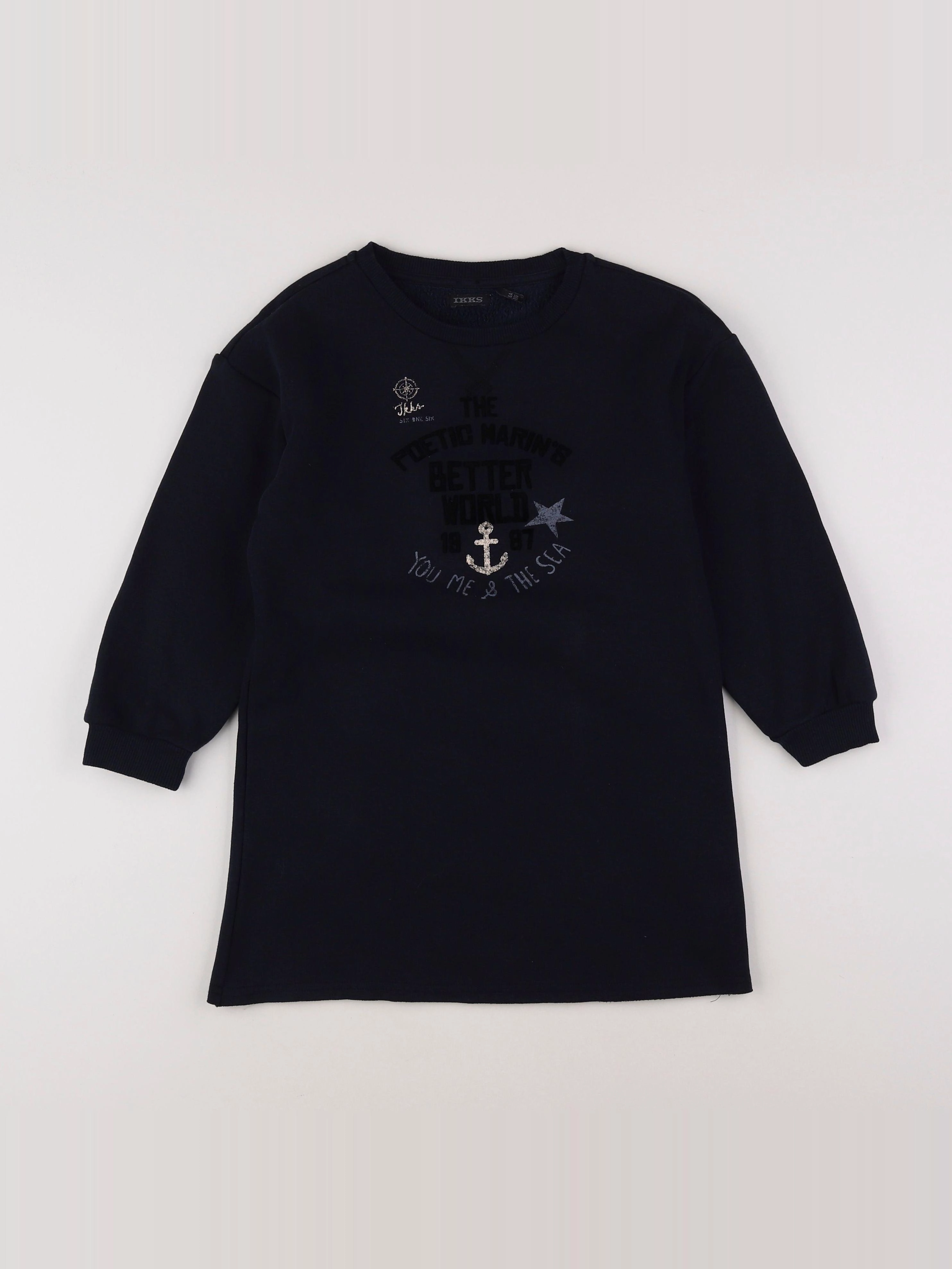 IKKS - robe bleu - 6 ans