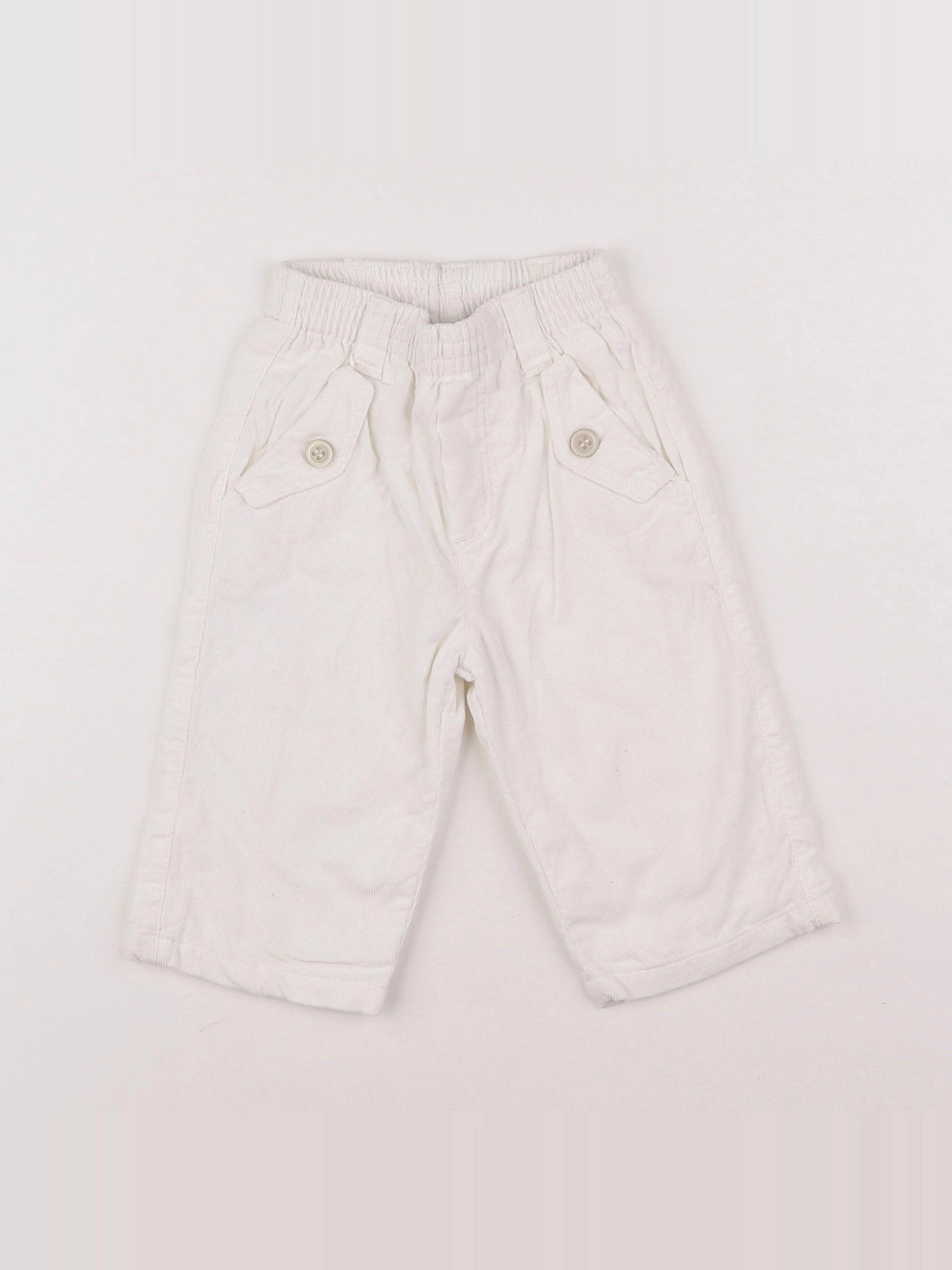 Catimini - pantalon blanc - 6 mois