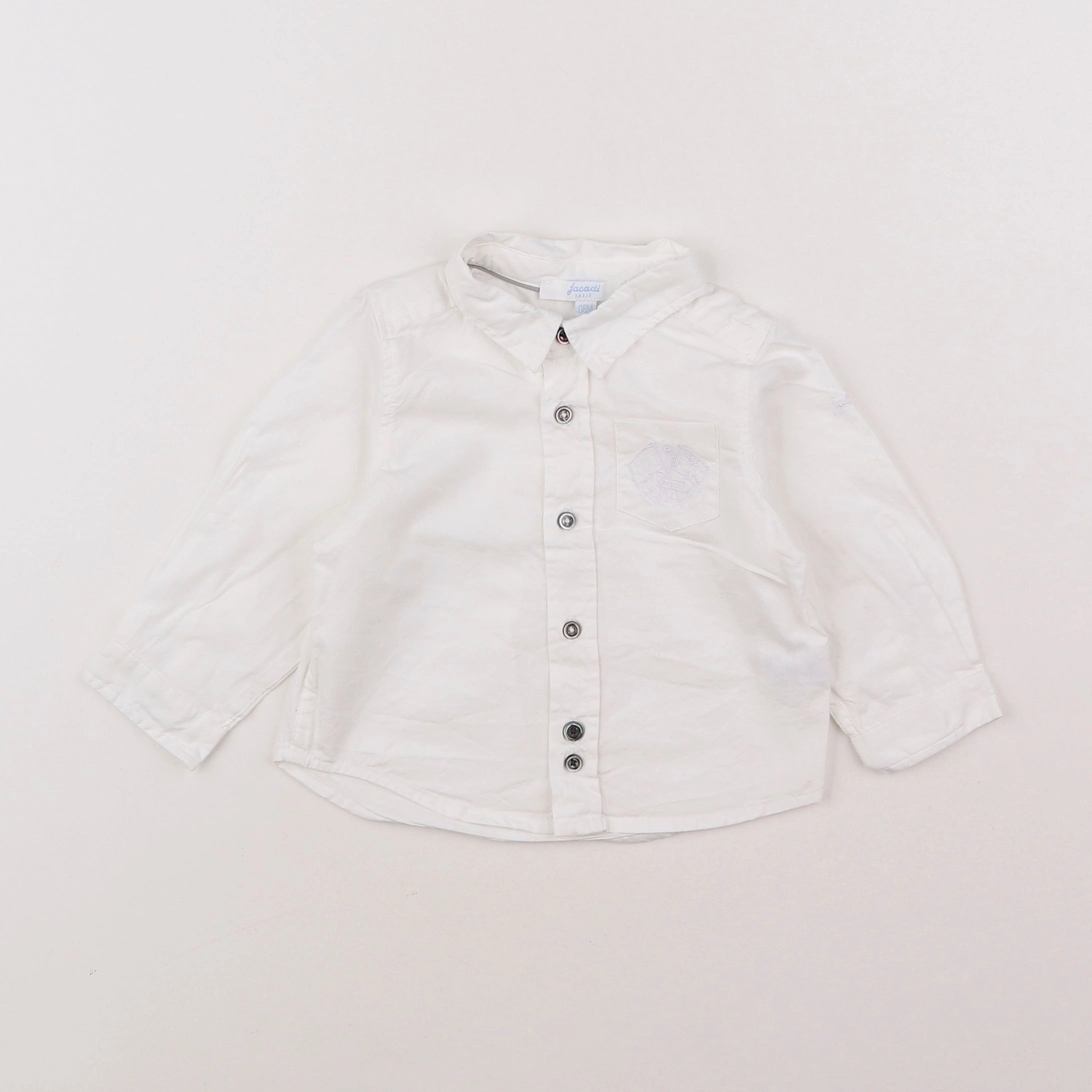 Jacadi - chemise blanc - 6 mois