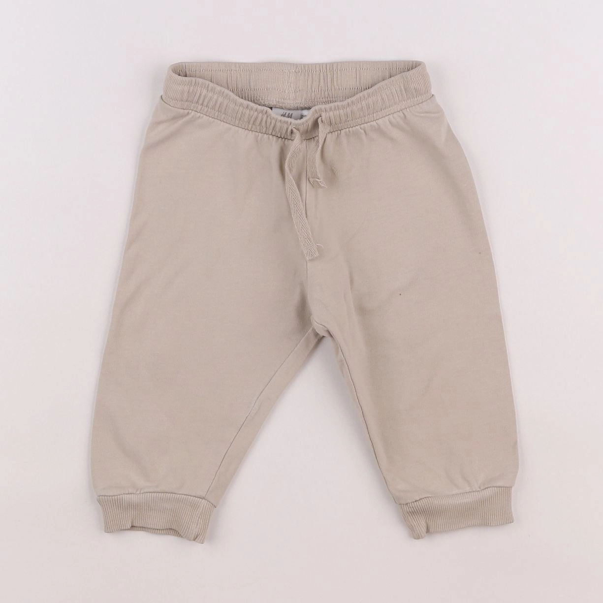 H&M - jogging beige - 6/9 mois