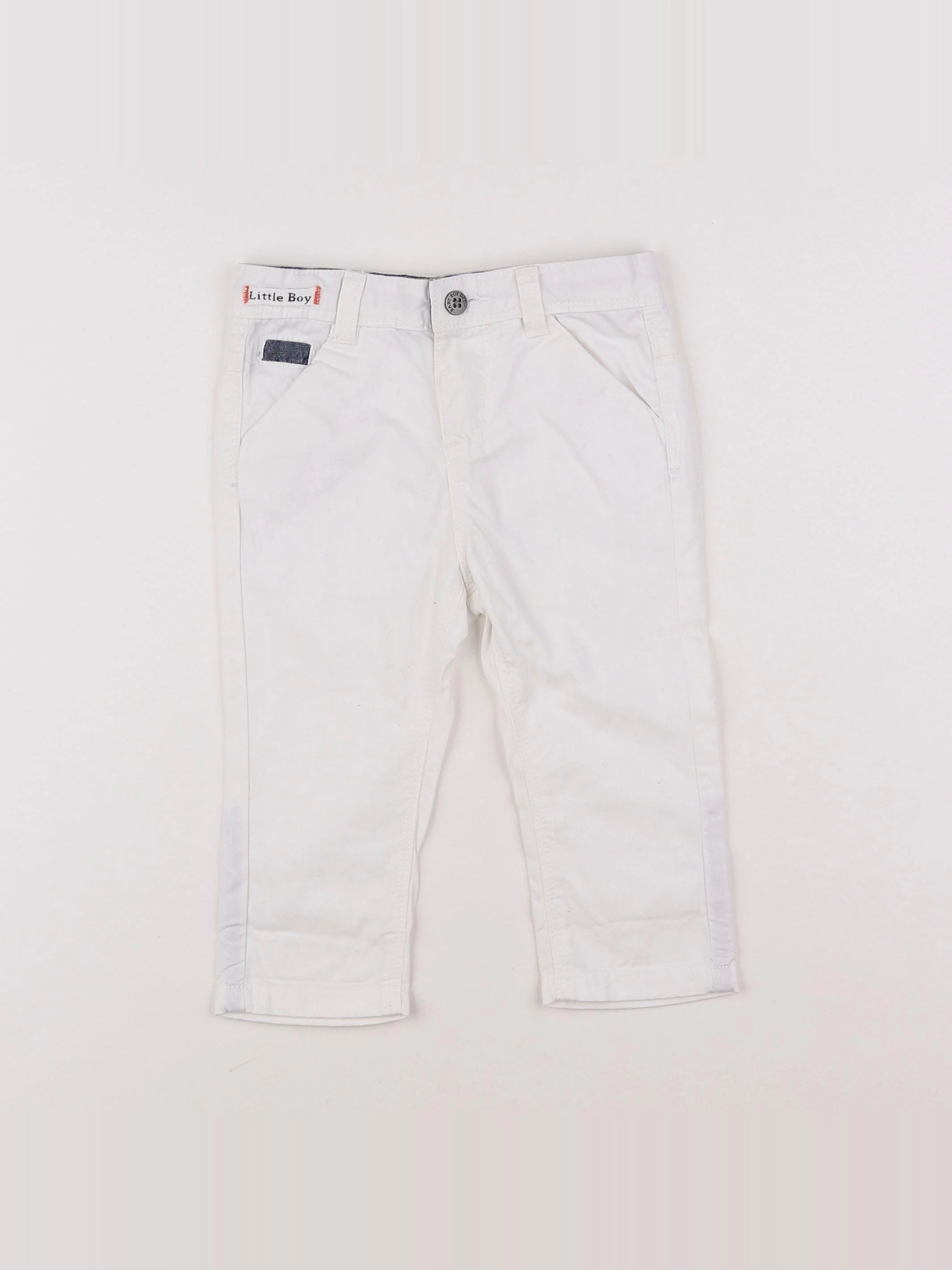 Tape à l'oeil - pantalon blanc - 9 mois