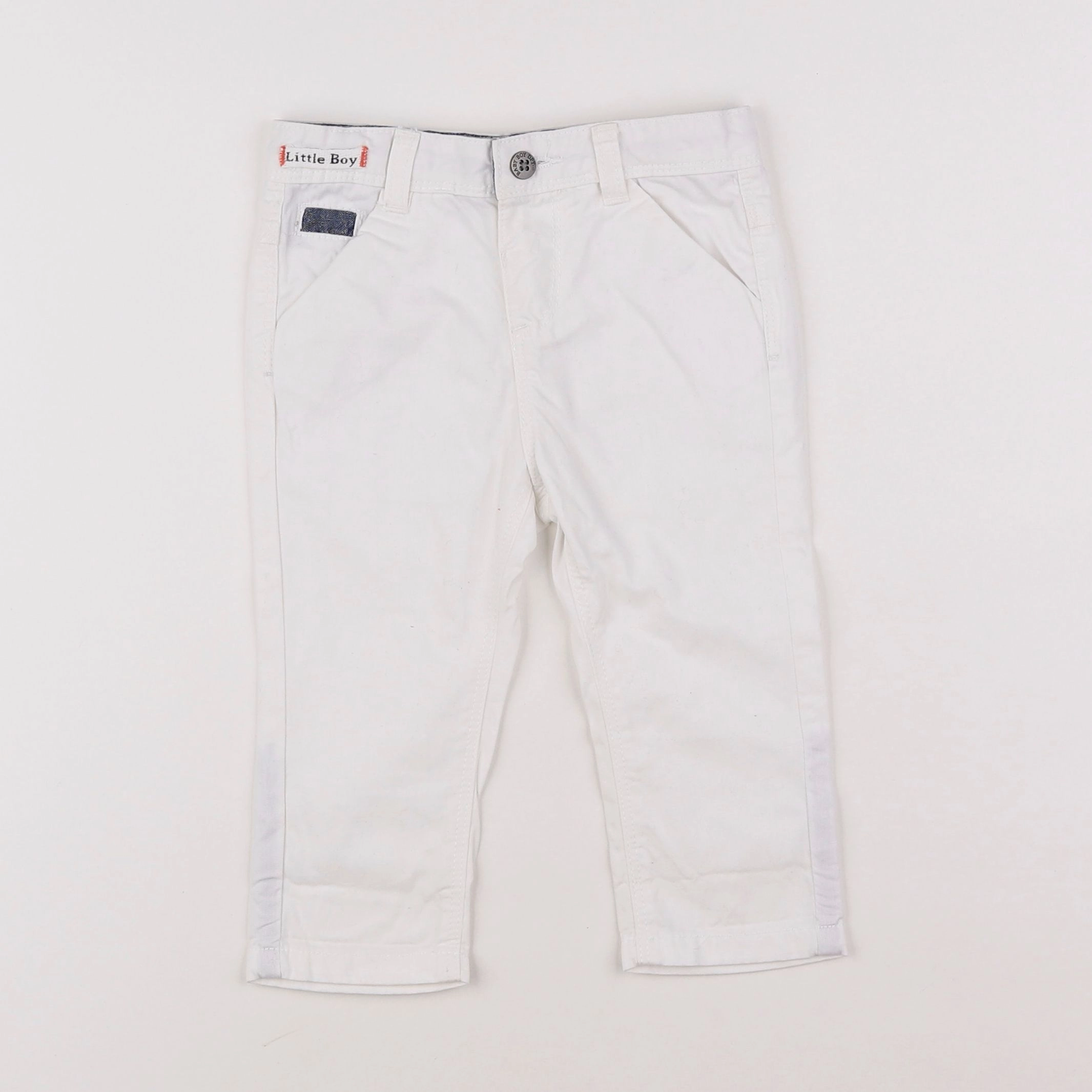 Tape à l'oeil - pantalon blanc - 9 mois