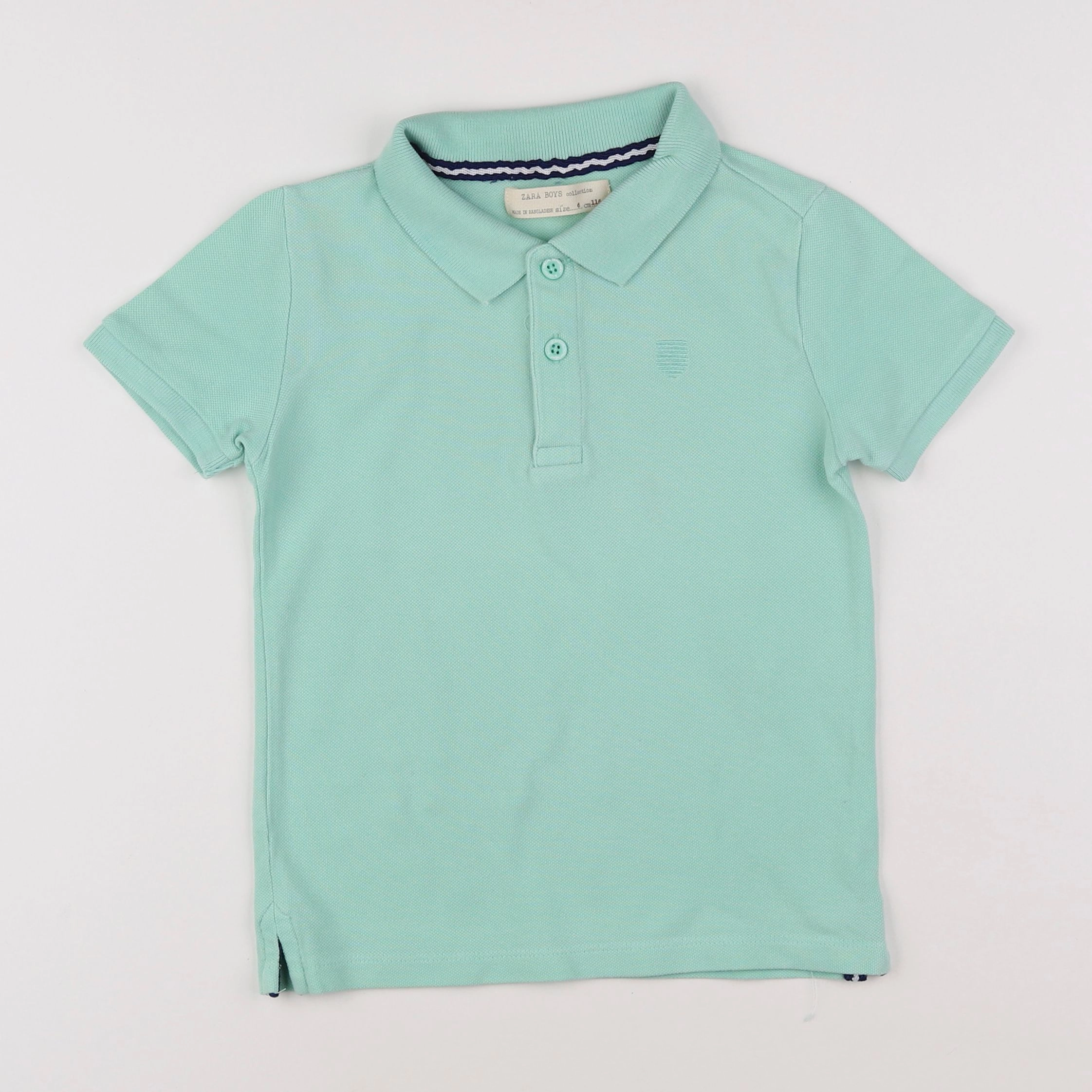 Zara - polo vert - 6 ans