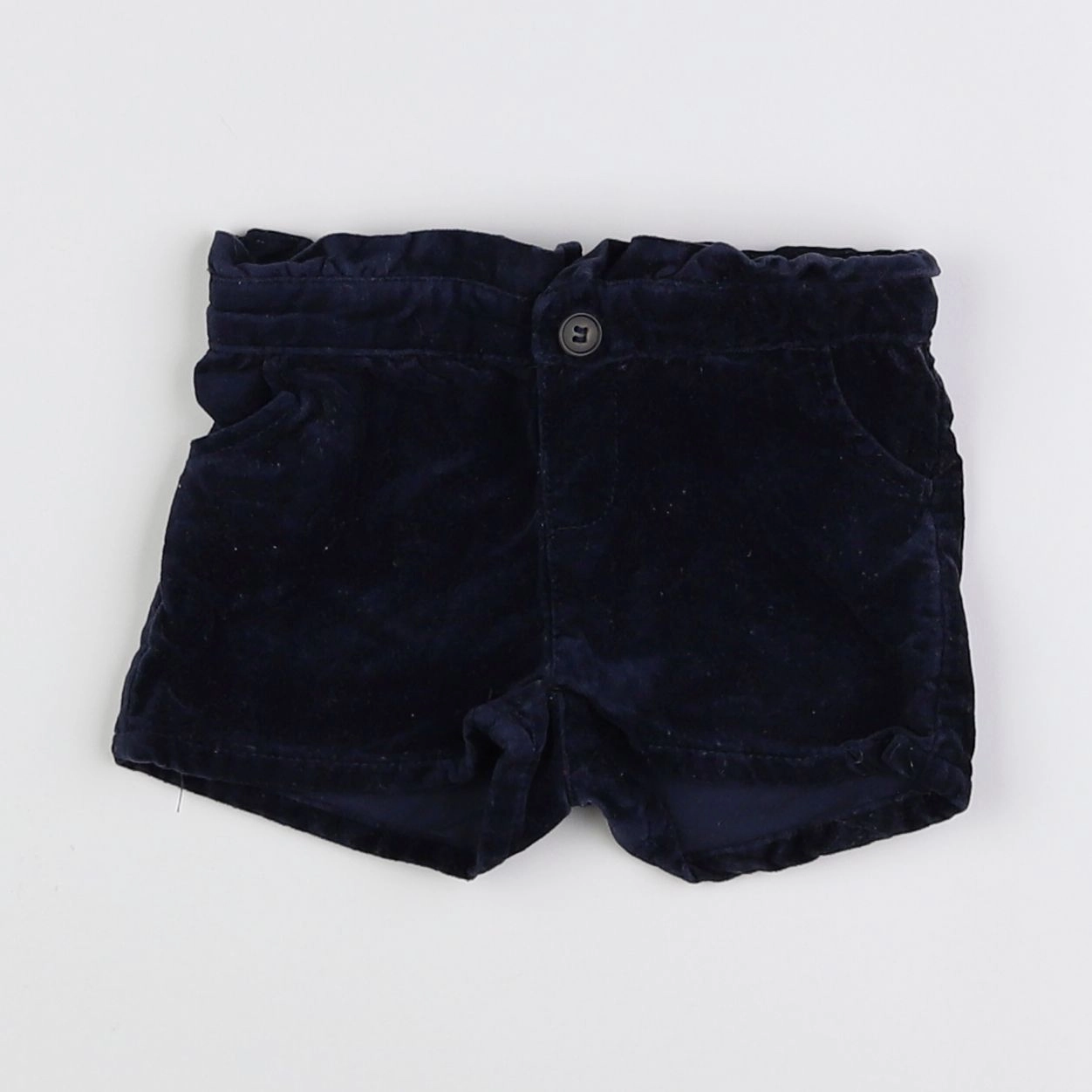 Boutchou - short bleu - 9 mois