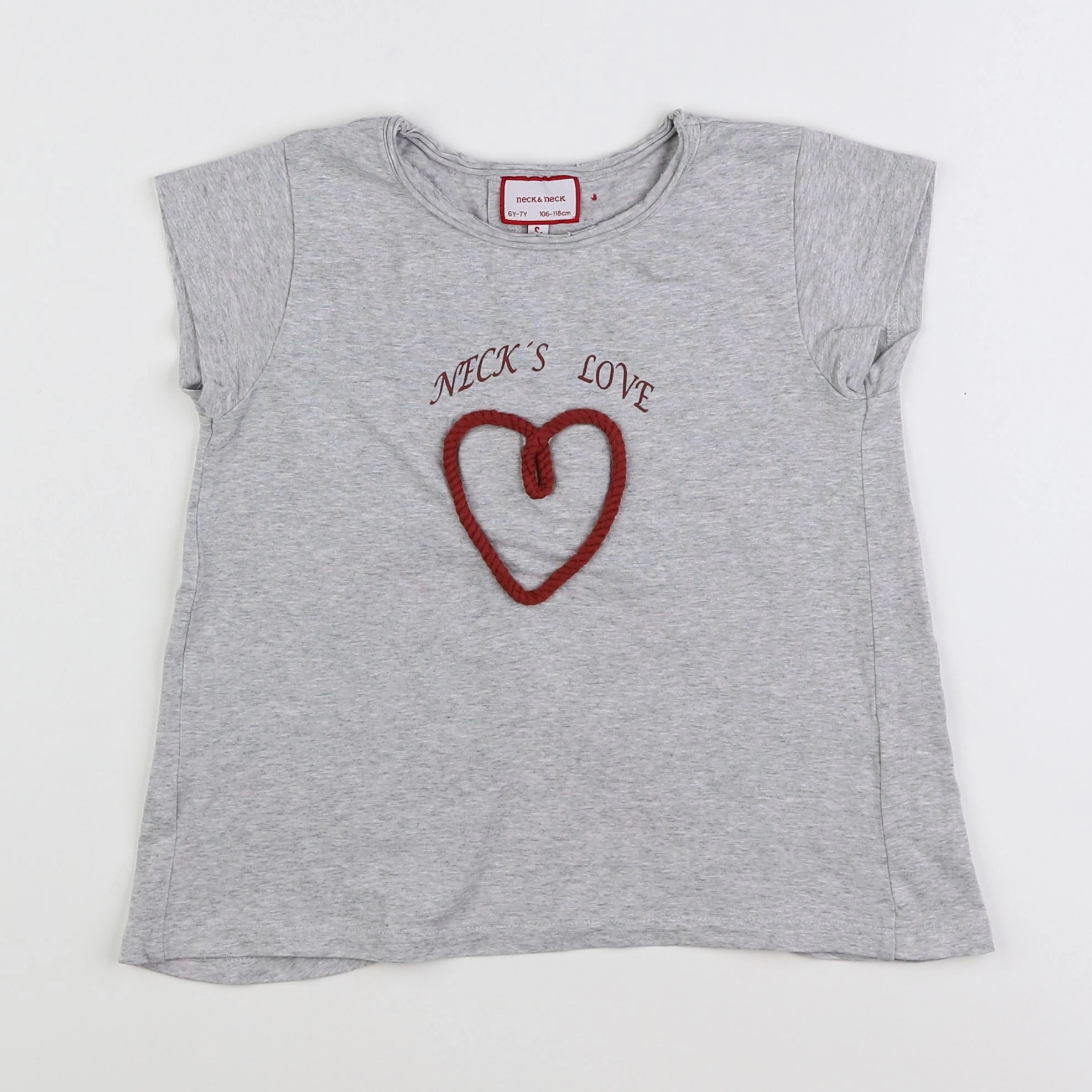 Neck & Neck - tee-shirt gris - 6/7 ans