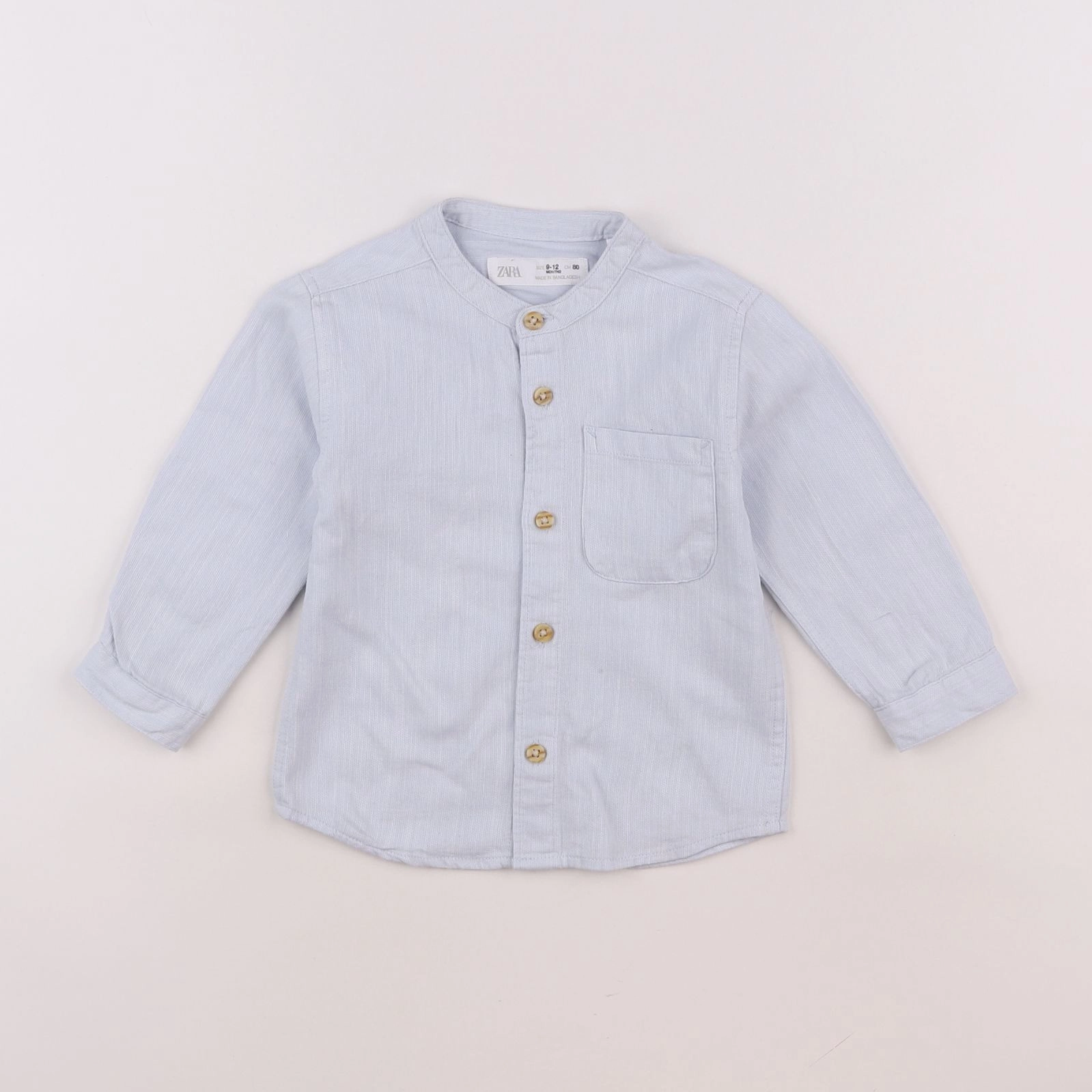 Zara - chemise bleu - 9/12 mois