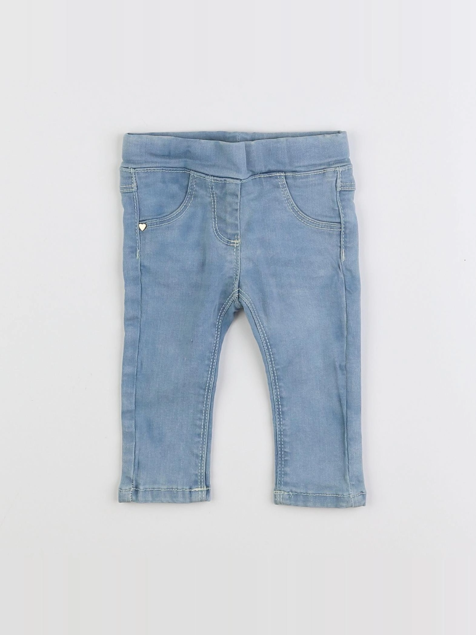 Tape à l'oeil - jegging bleu - 6 mois