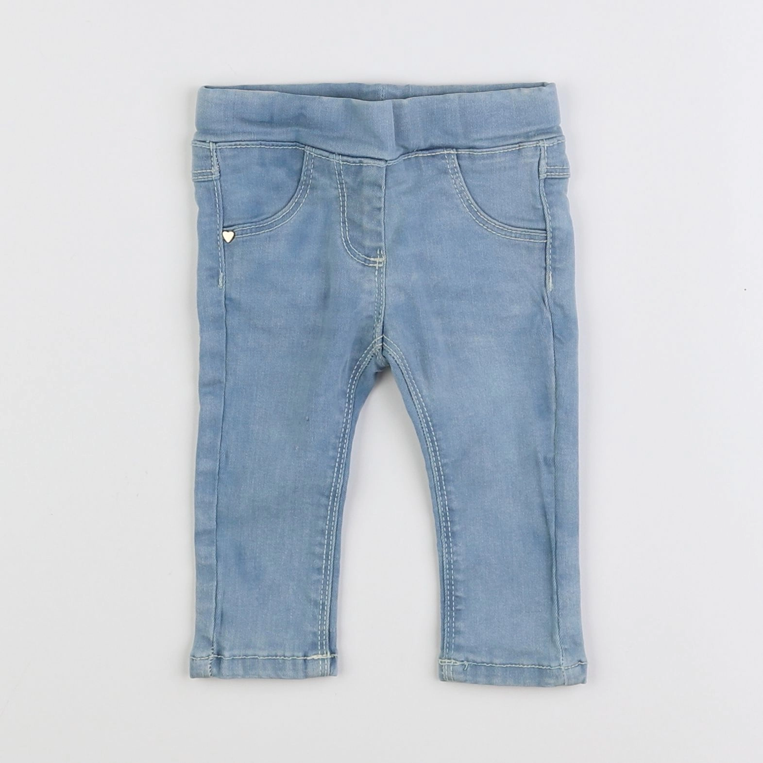 Tape à l'oeil - jegging bleu - 6 mois