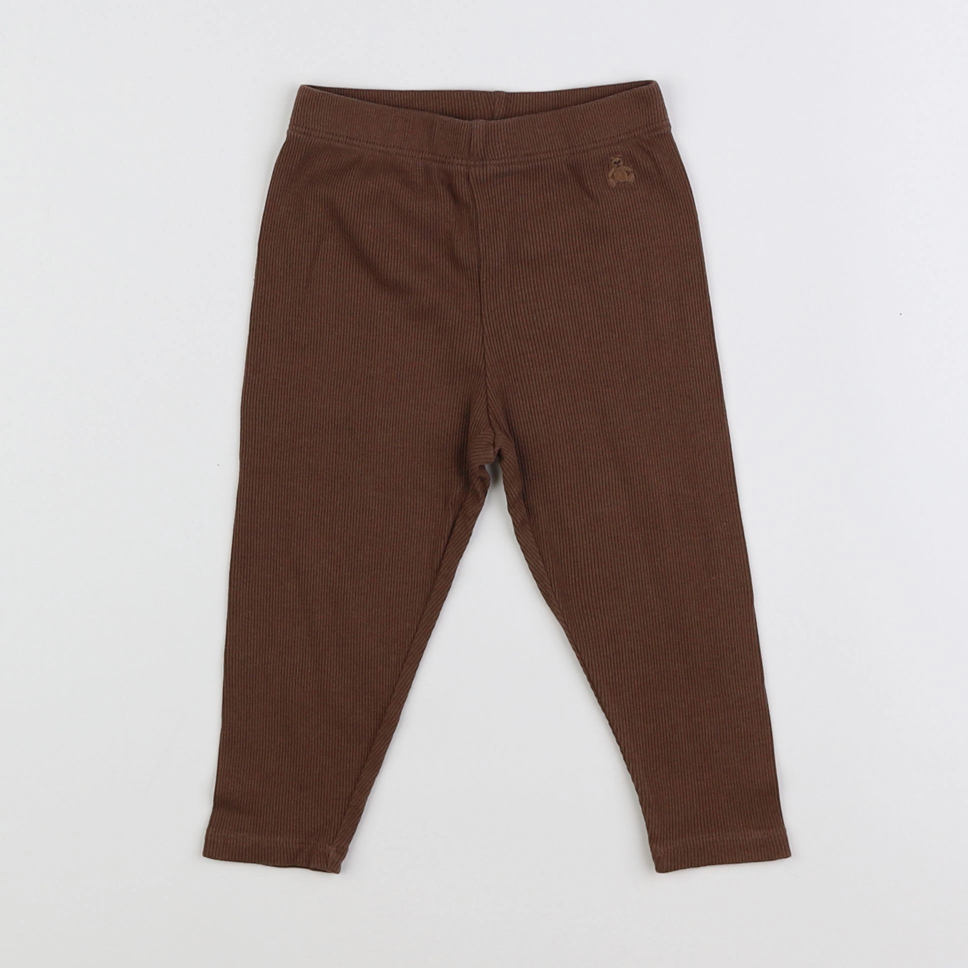 GAP - legging marron - 12/18 mois