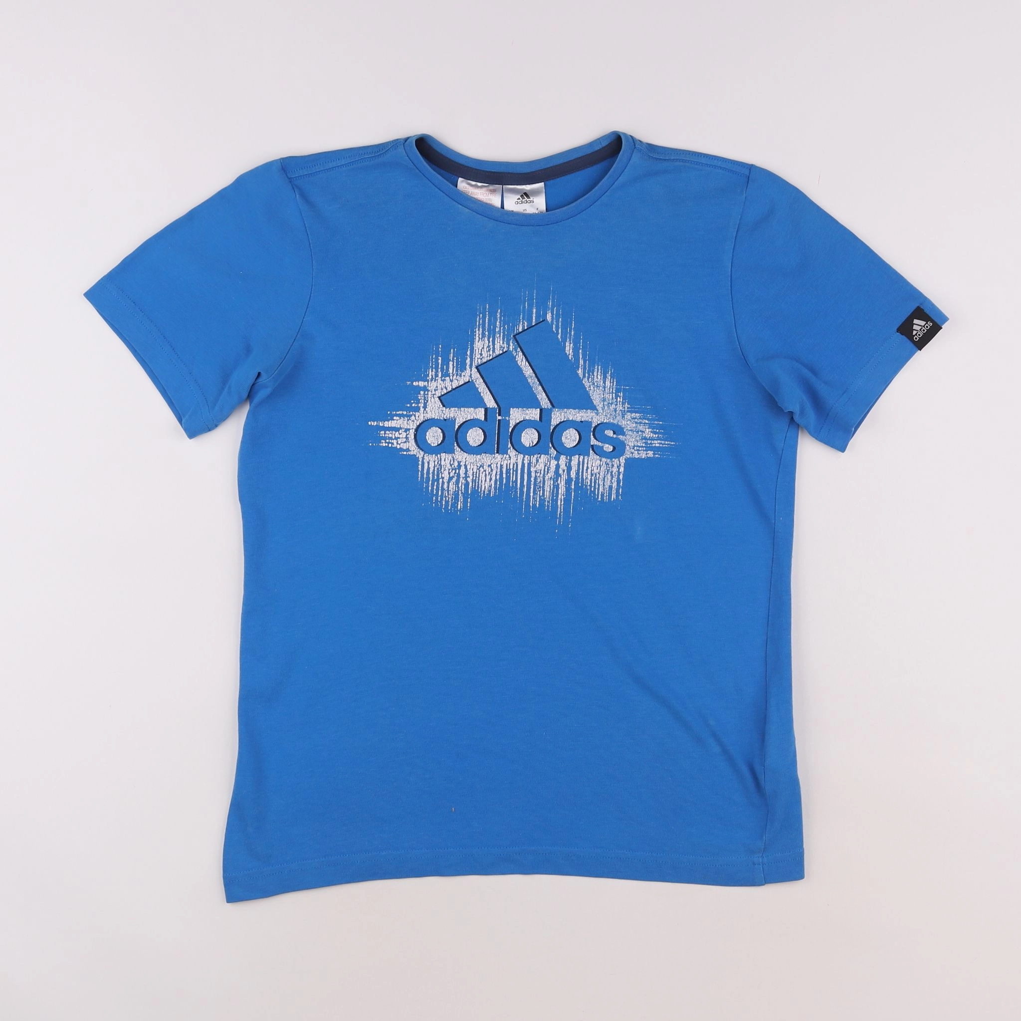 Adidas - tee-shirt bleu - 11/12 ans