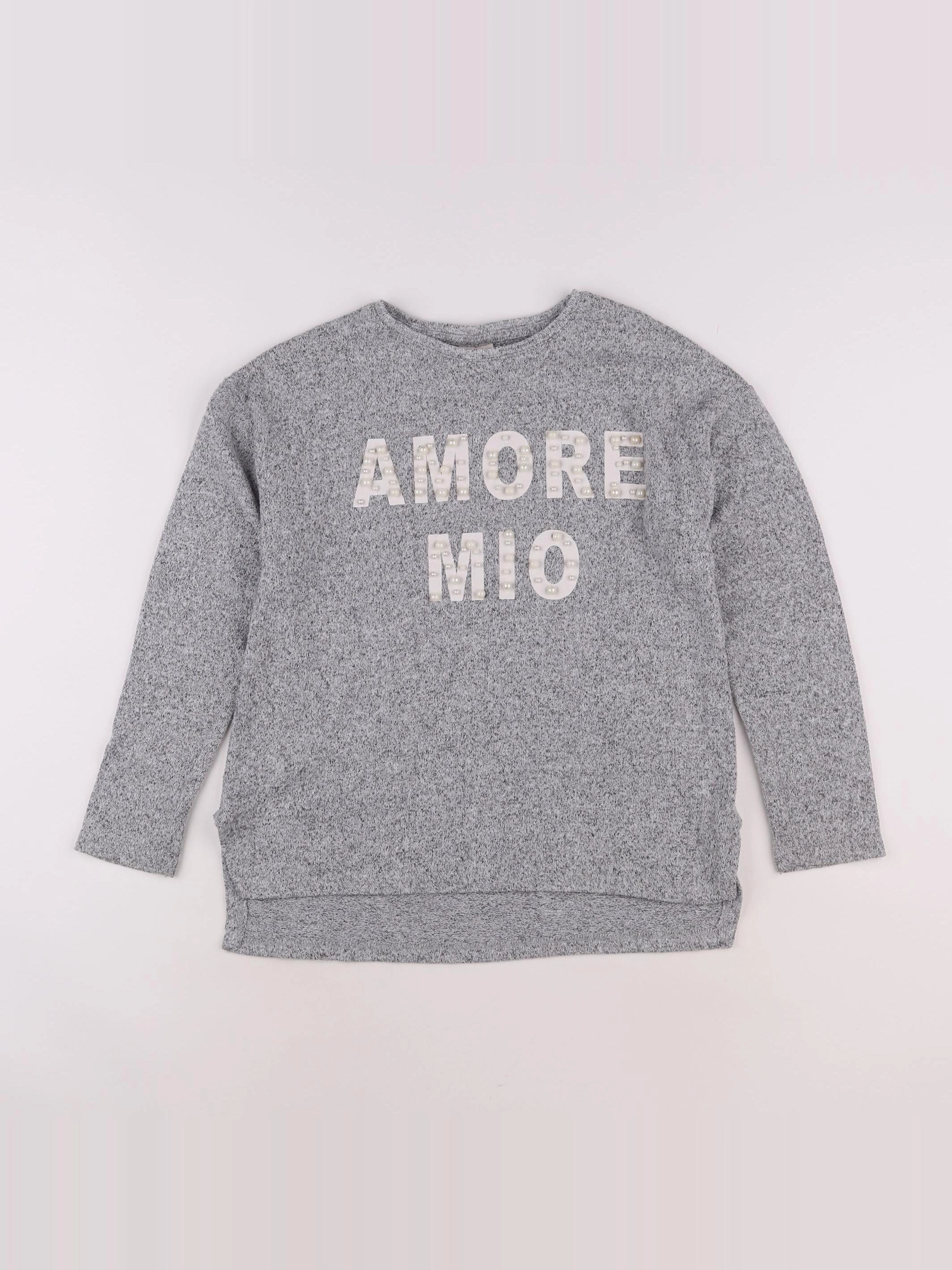 Zara - tee-shirt gris - 10 ans