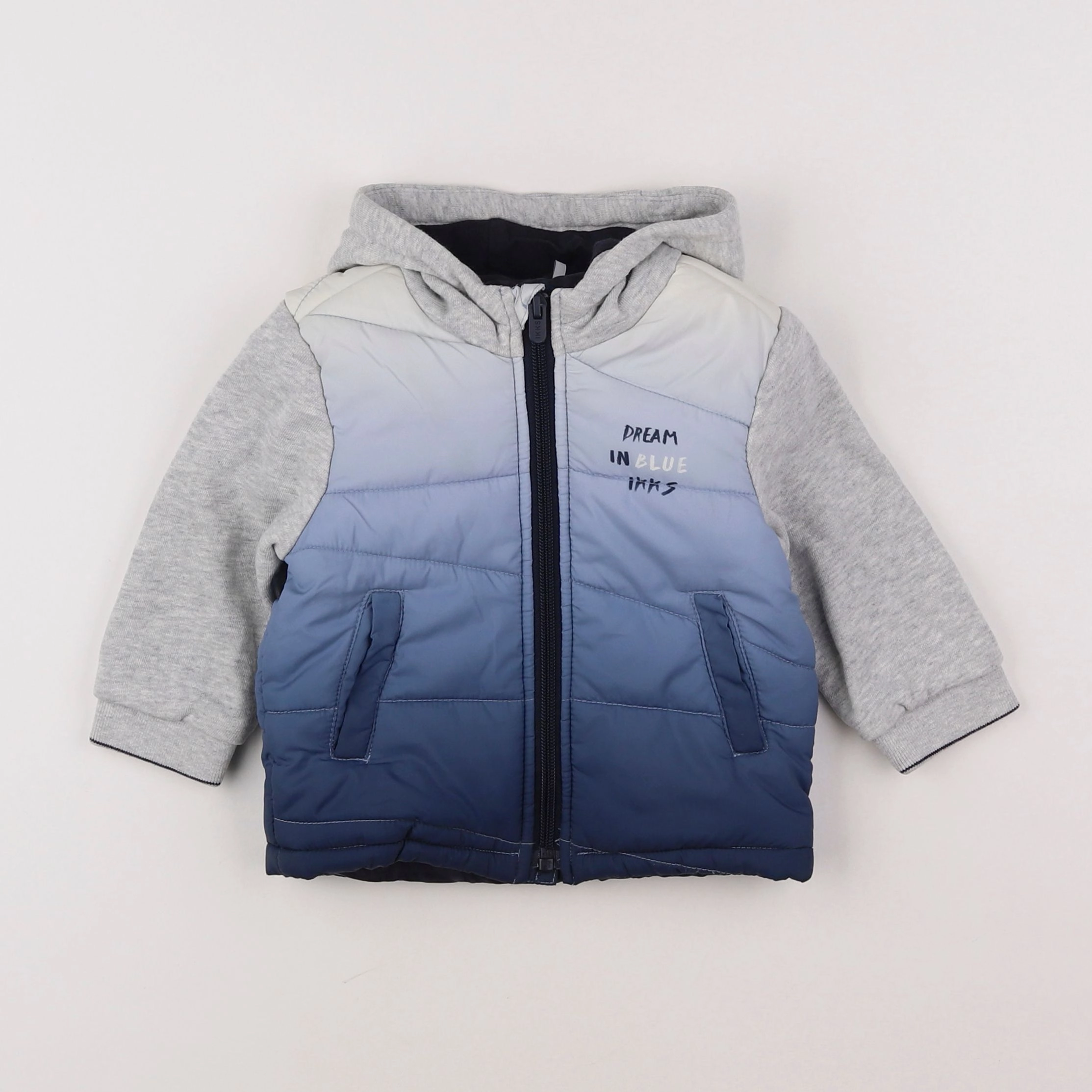 IKKS - veste bleu - 12 mois
