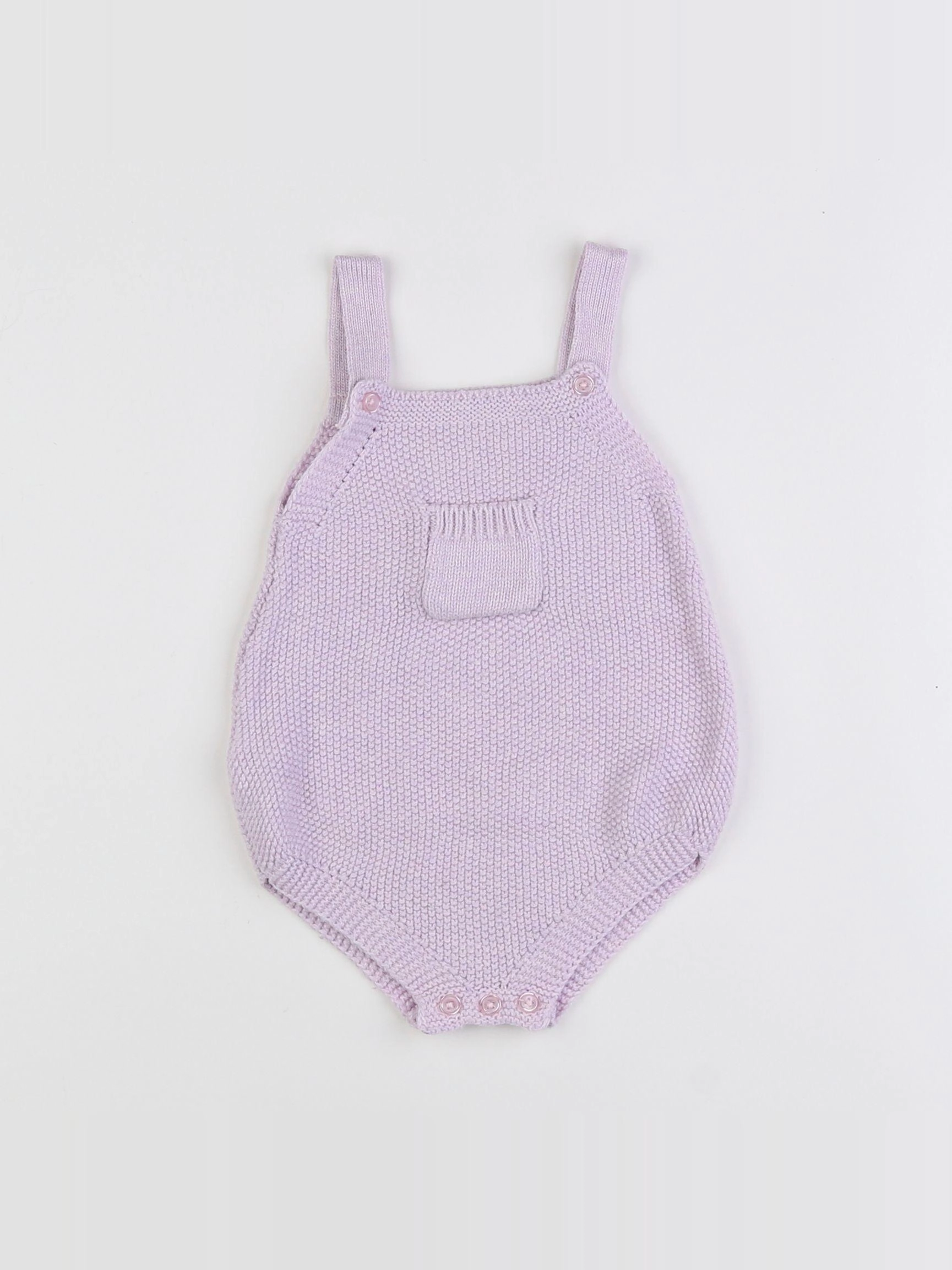 Mango - salopette violet - 6/9 mois
