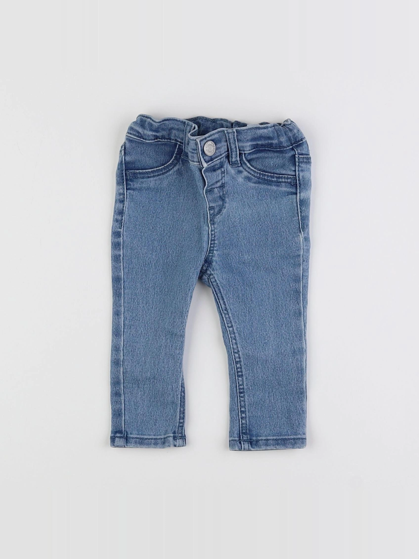 H&M - jegging bleu - 3/6 mois