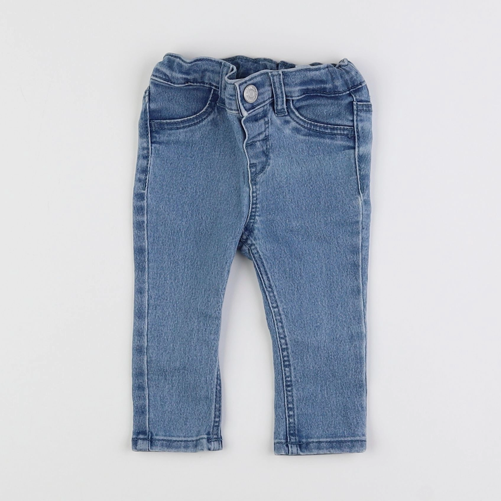 H&M - jegging bleu - 3/6 mois