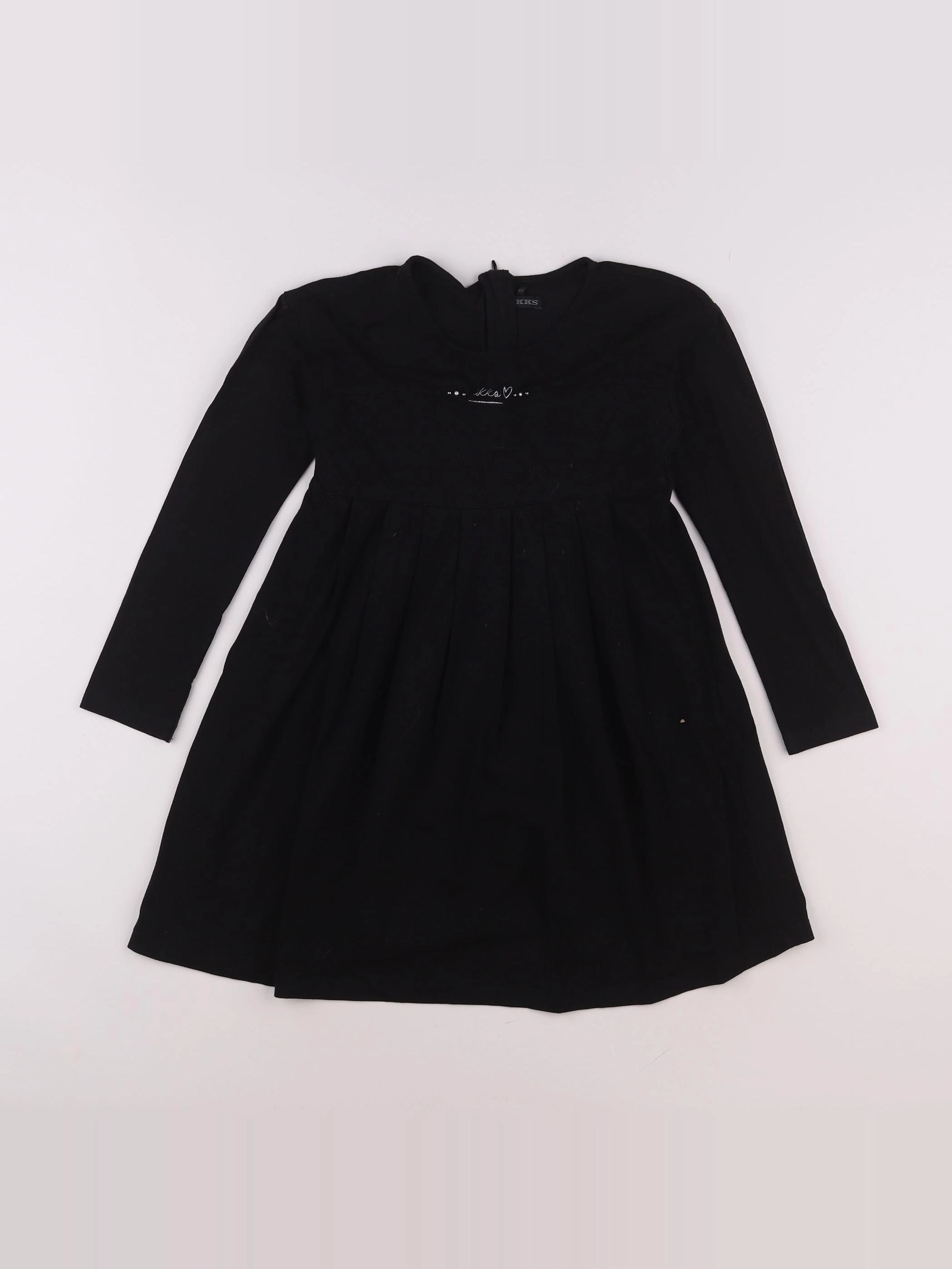 IKKS - robe noir - 8 ans