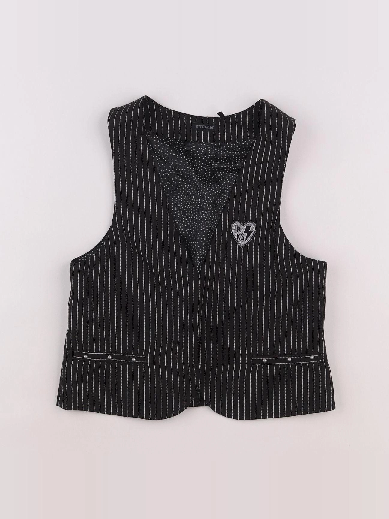 IKKS - gilet gris - 10 ans