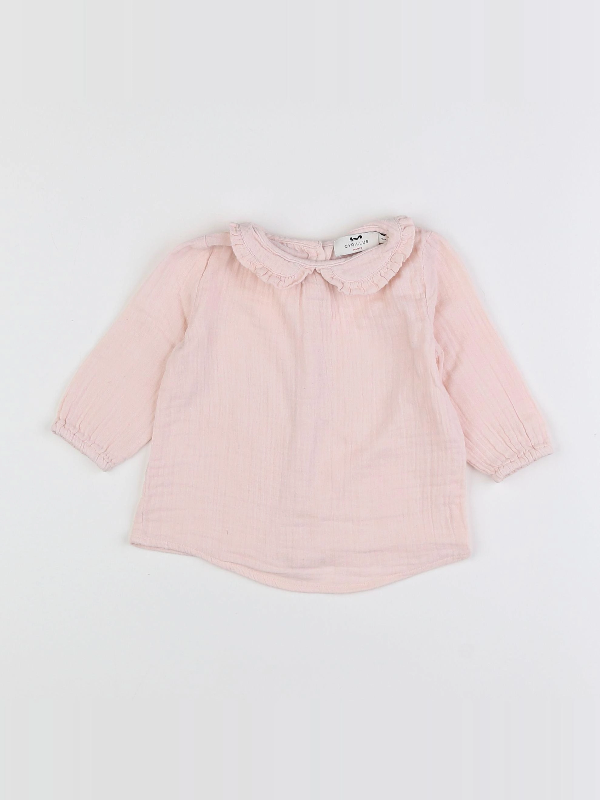 Cyrillus - blouse rose - 6 mois