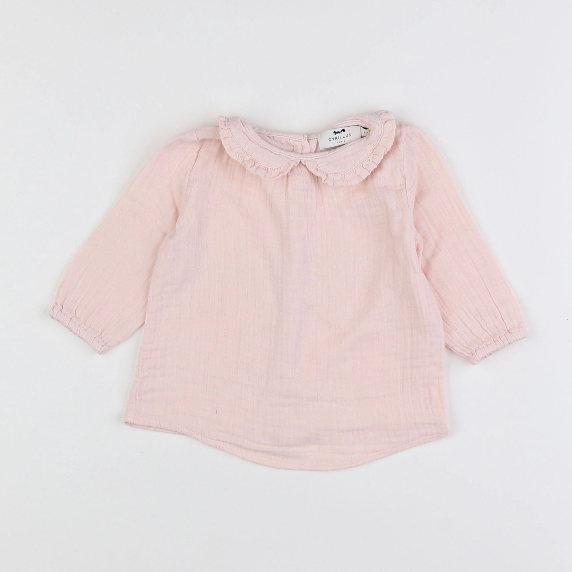 Cyrillus - blouse rose - 6 mois