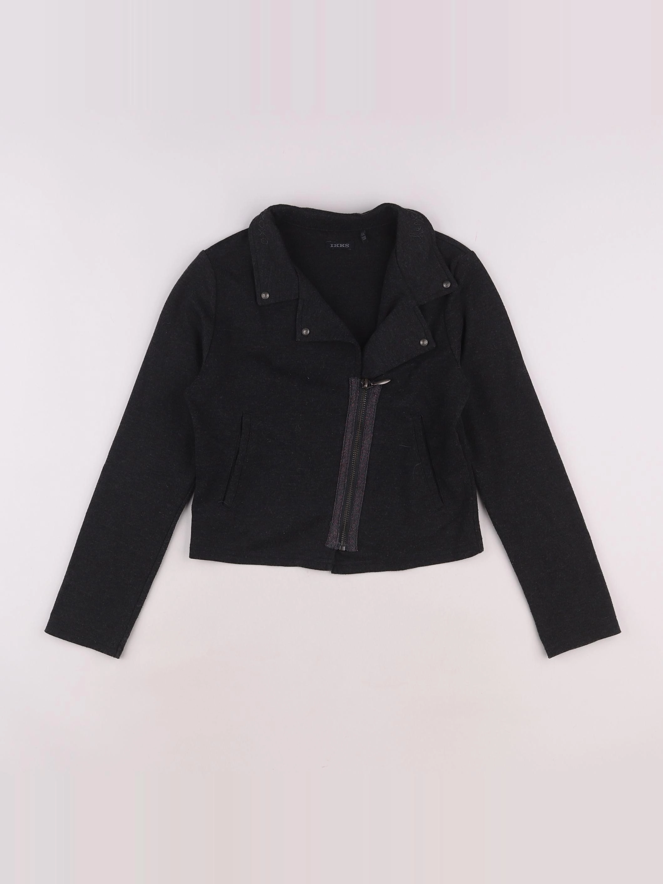 IKKS - veste gris - 10 ans