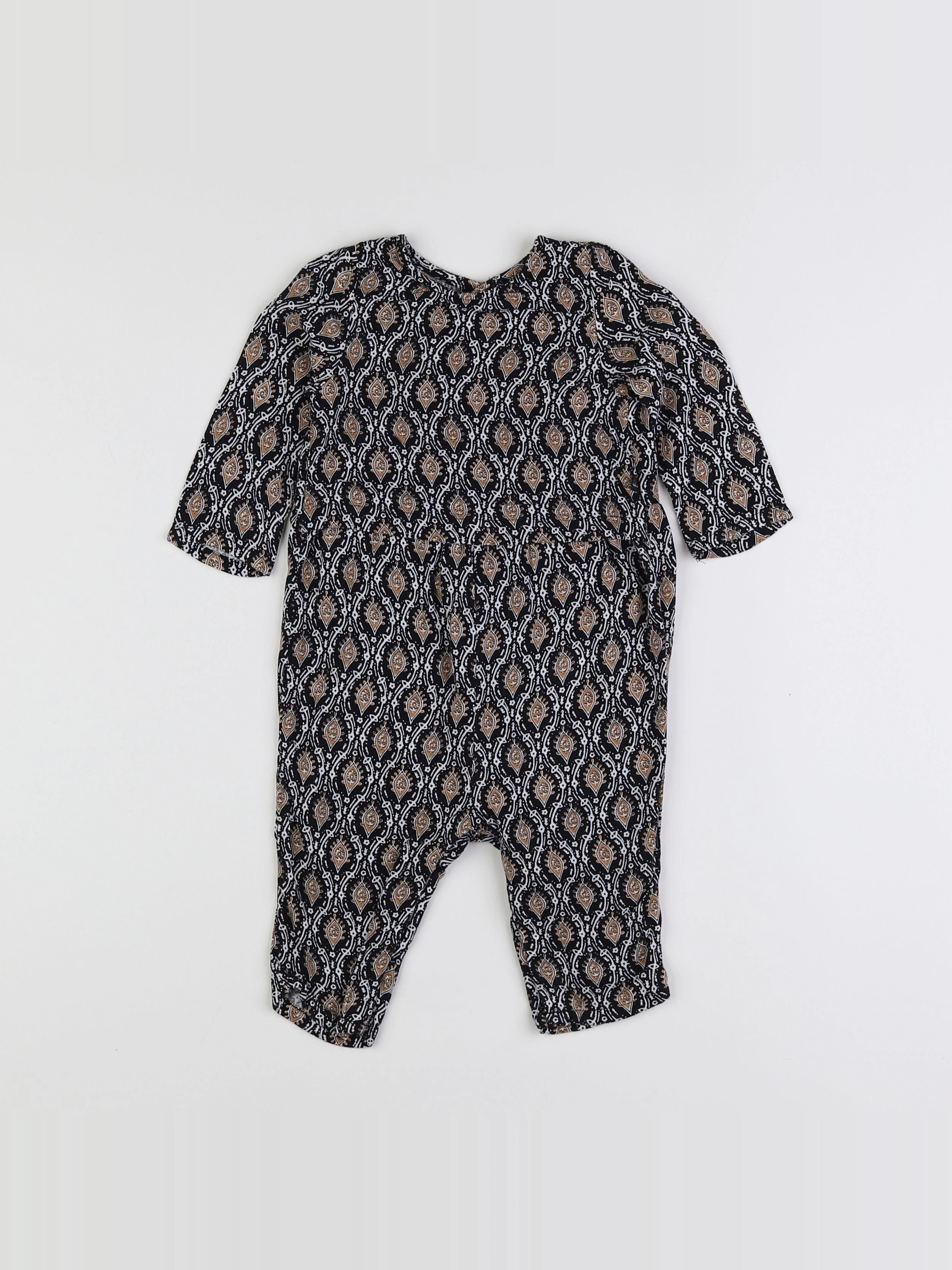 IKKS - combinaison noir - 6 mois