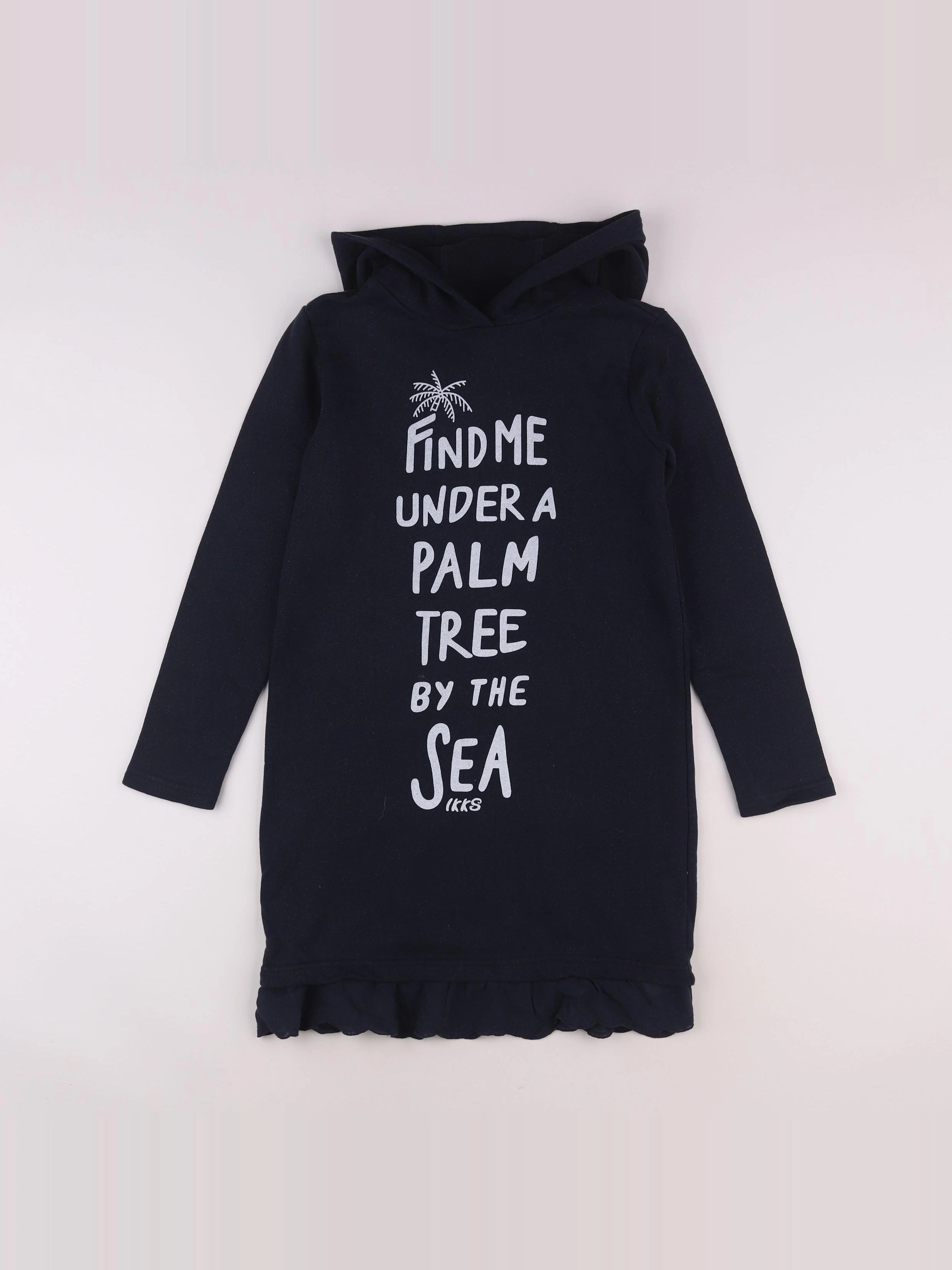 IKKS - robe bleu - 10 ans