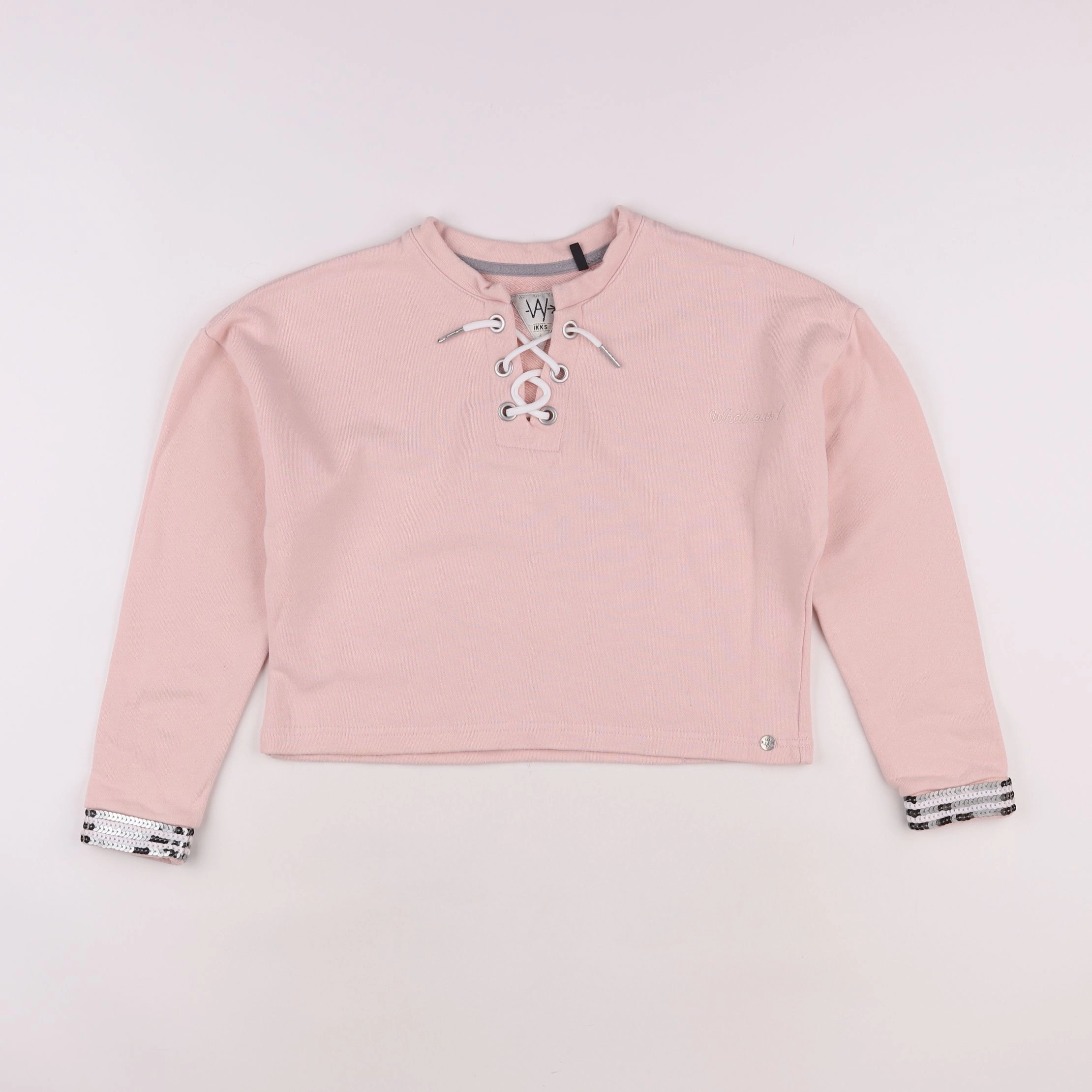 IKKS - sweat rose - 10 ans