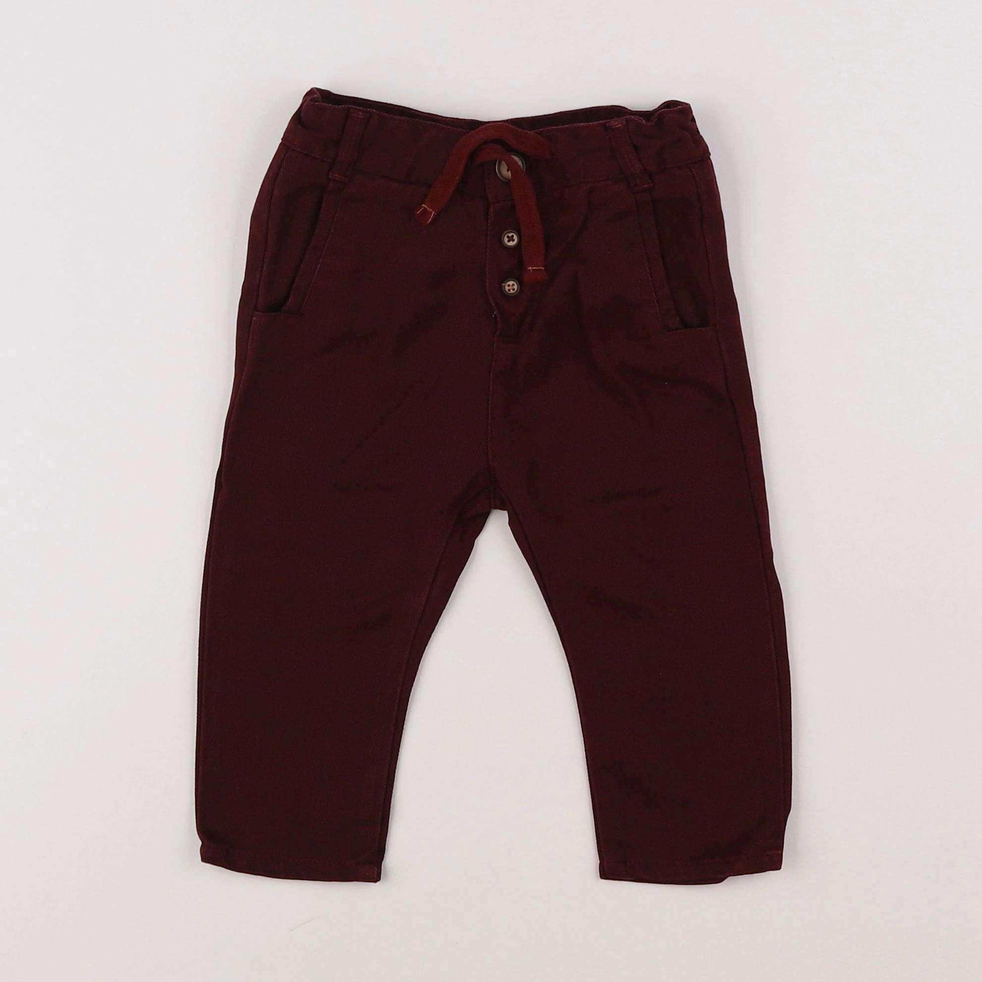 Zara - pantalon rouge - 3/6 mois