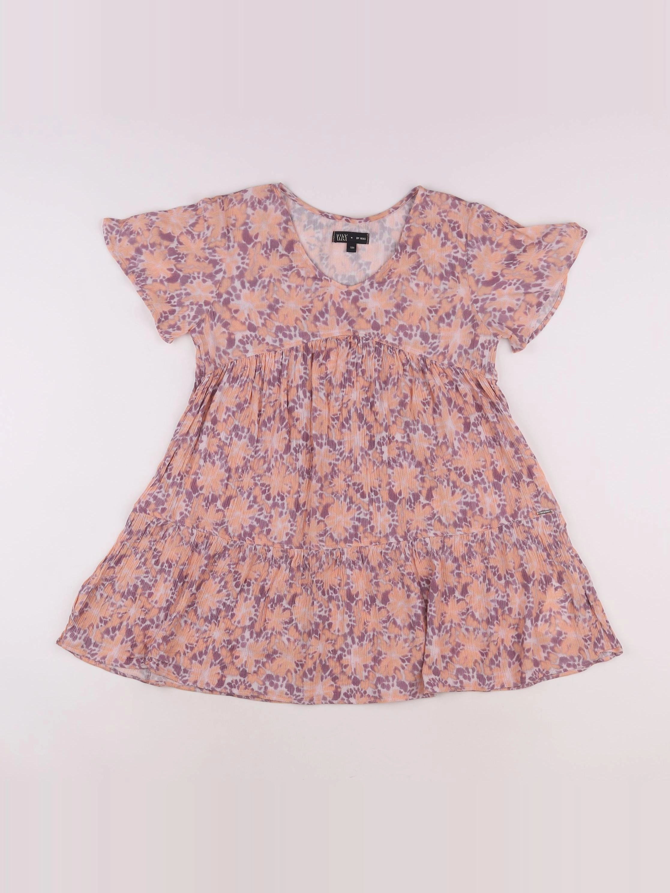 IKKS - blouse rose - 10 ans